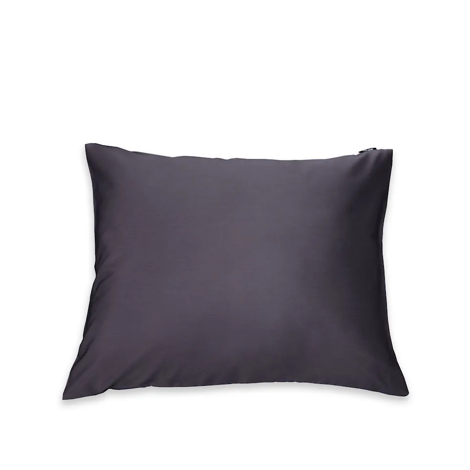 Shade pillowcase satin anthracite grey 50x60 cm