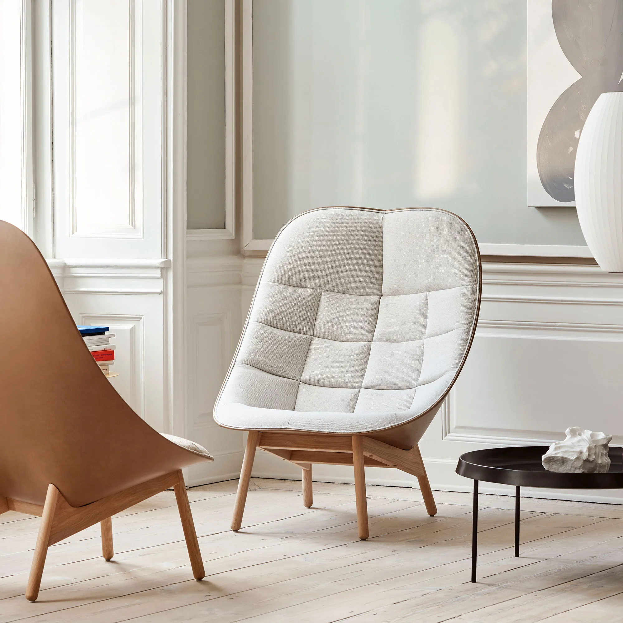 Uchiwa Quilted Lounge Chair