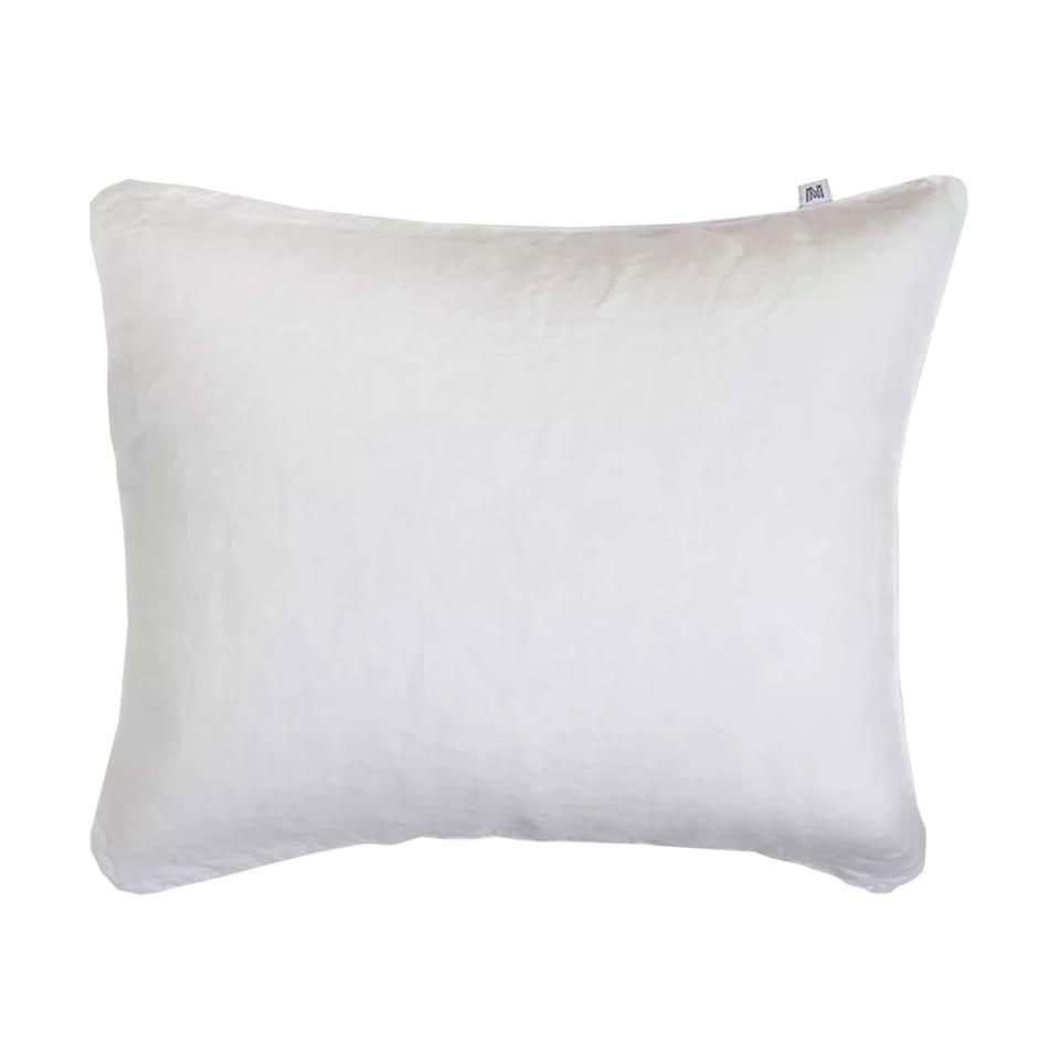 Lino Pillow Case - White