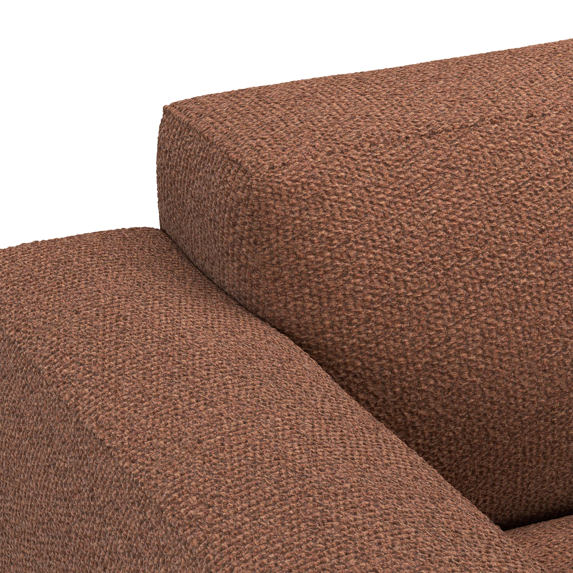 Brick 2-Seater Open End Left - 3