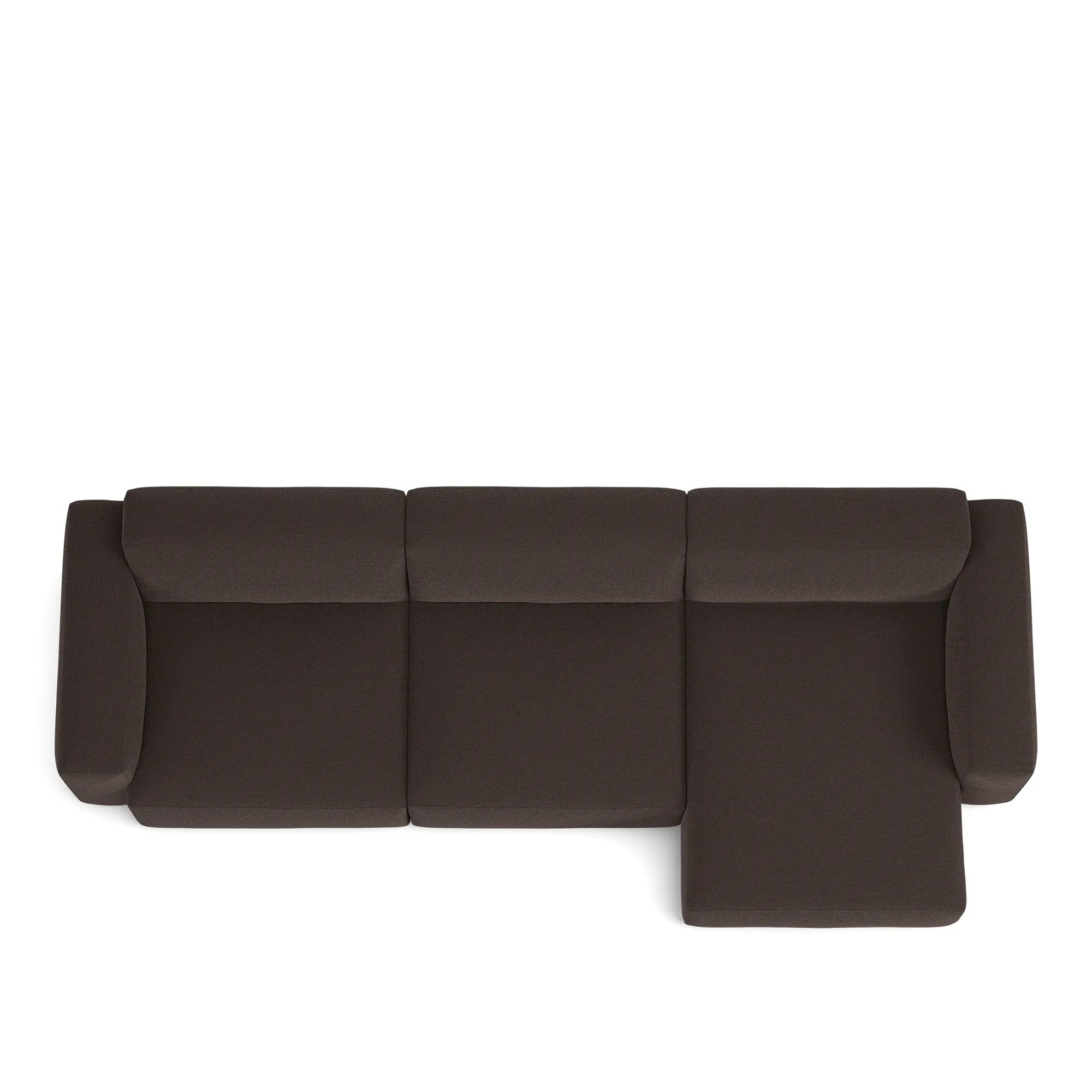 Brick 3-Seater Chaise Lounge Right - 8