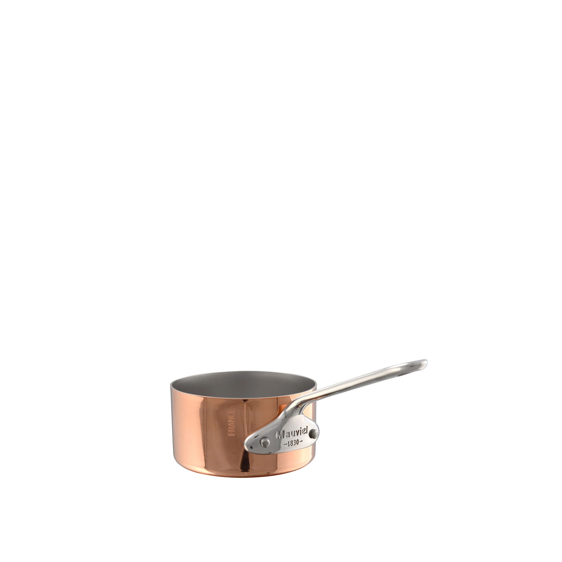 Mini Saucepan Copper/Steel 9 cm - 30 cl - Mauviel - NO GA