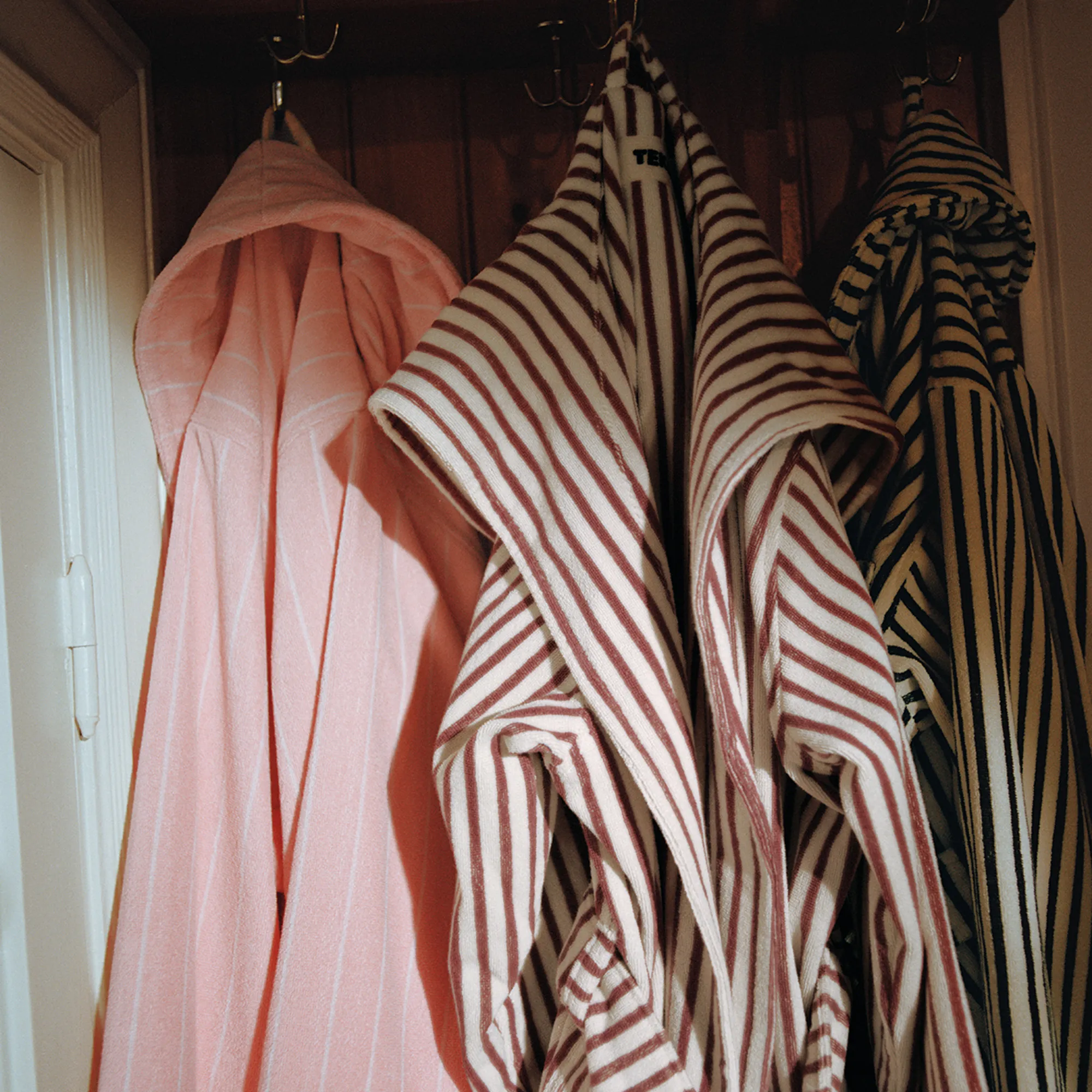Hooded Ripple Stripes badjas - 3