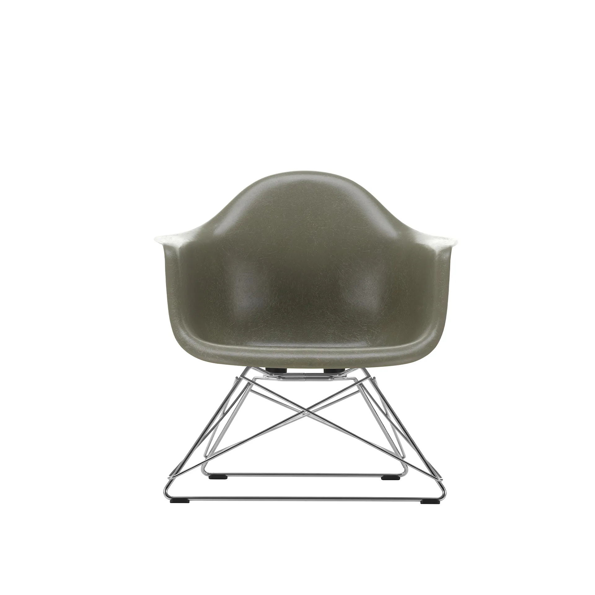 Eames Fiberglass Armchair LAR White - Vitra - Charles & Ray Eames - NO GA