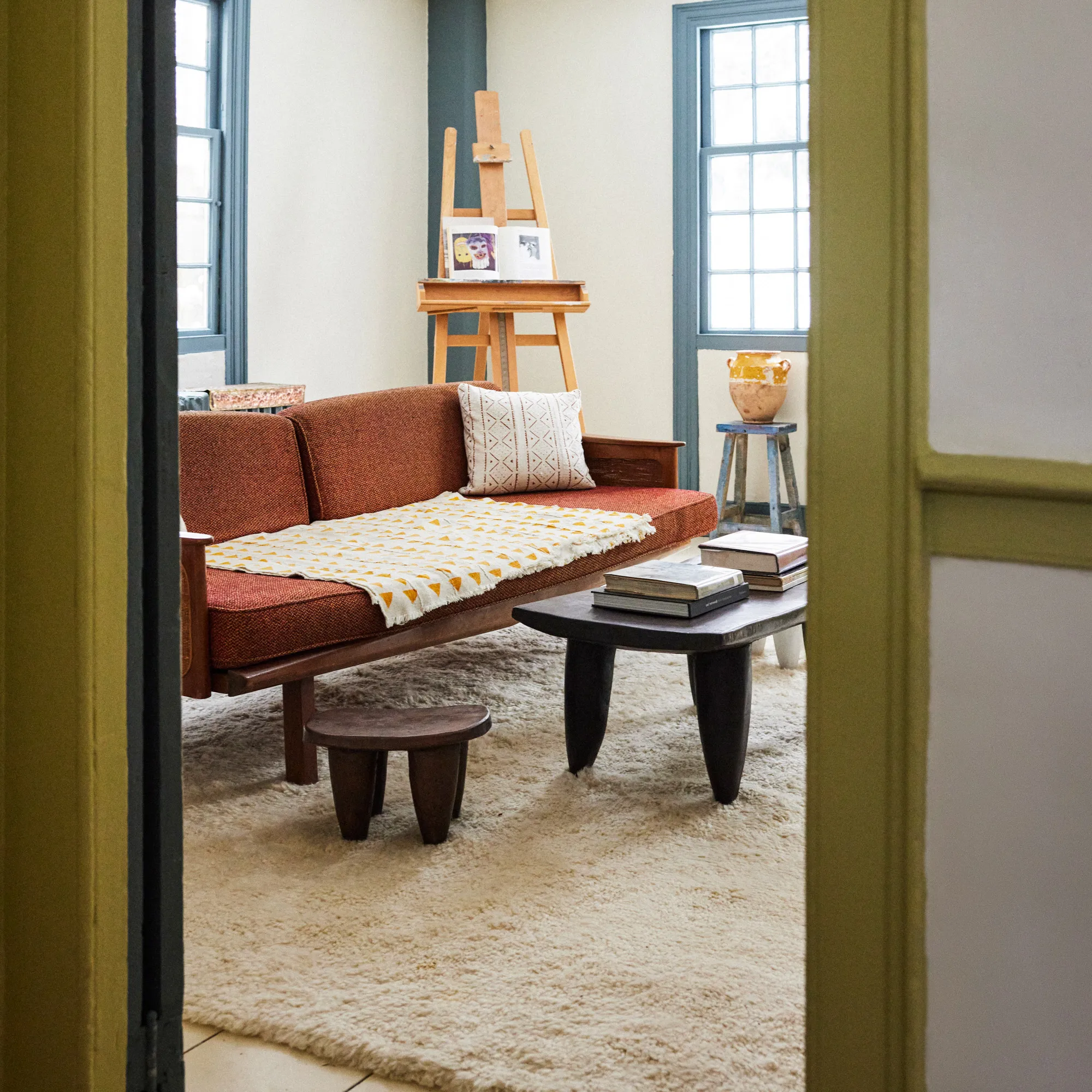 Fields Dusty White Wool Rug - 5