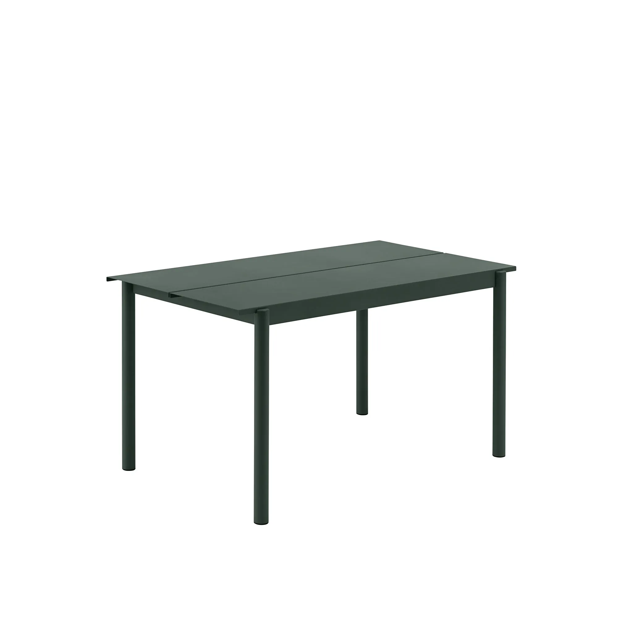 Linear Steel Outdoor Dining Table 140 cm - 1
