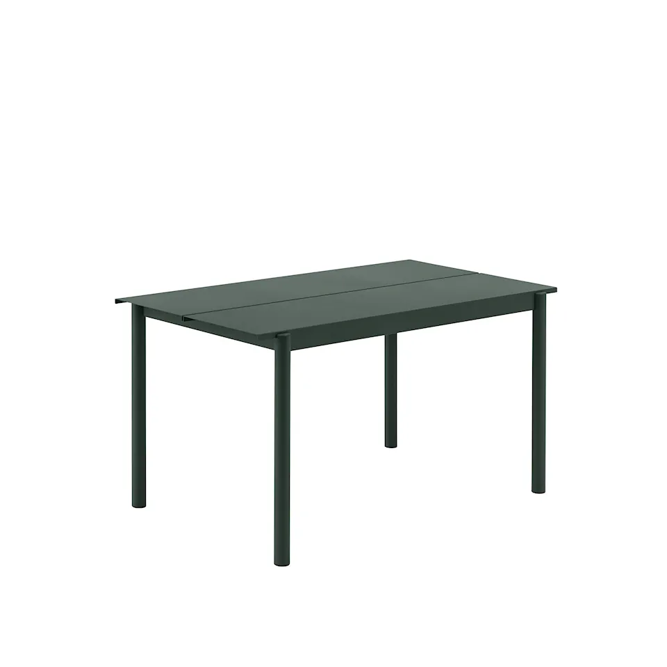 Linear Steel Outdoor Dining Table 140 cm