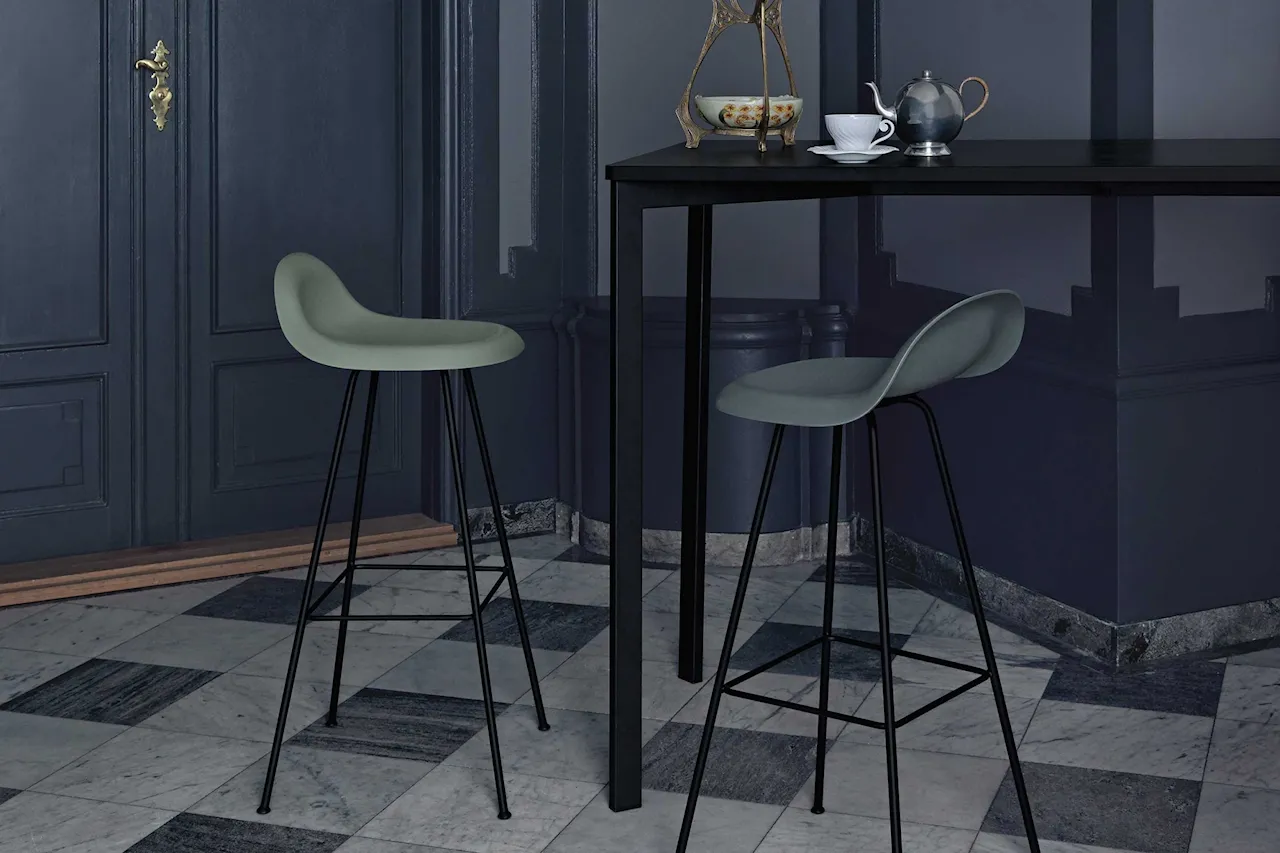 3D Bar Stool Center Base - Un-upholstered