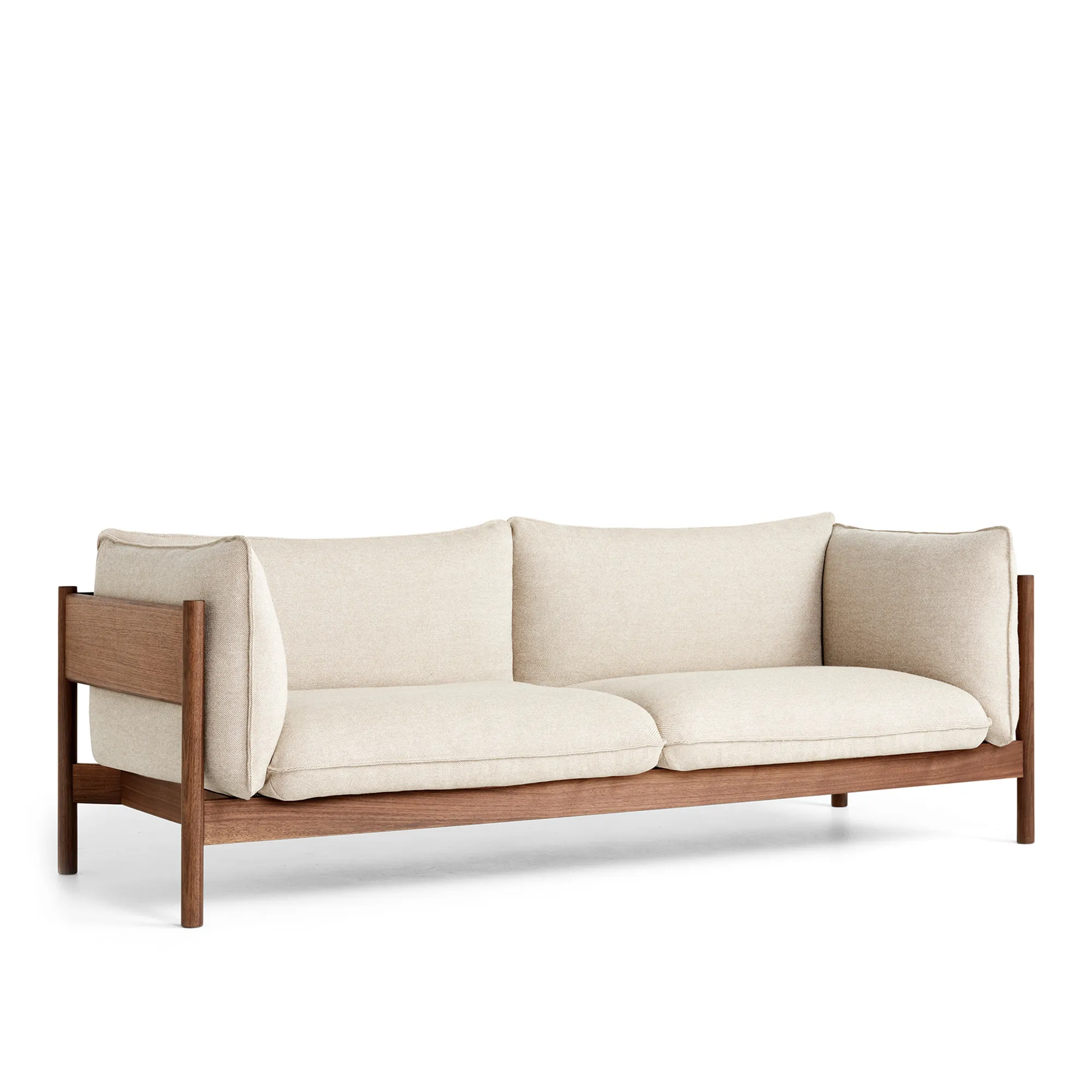 Arbour Eco 3-sitssoffa Oiled Waxed Walnut - 1