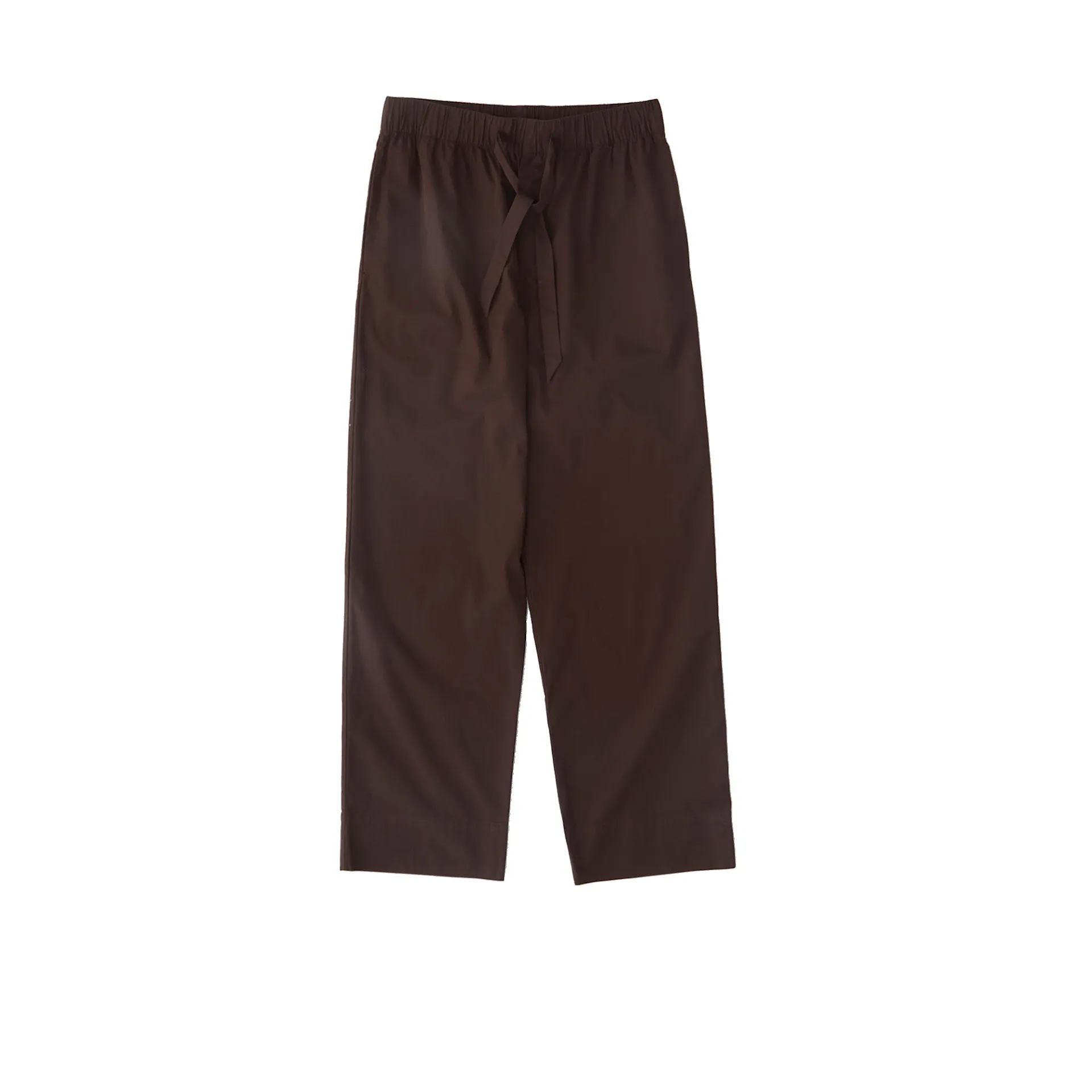 Poplin Pyjamas Pants Coffee - TEKLA - NO GA