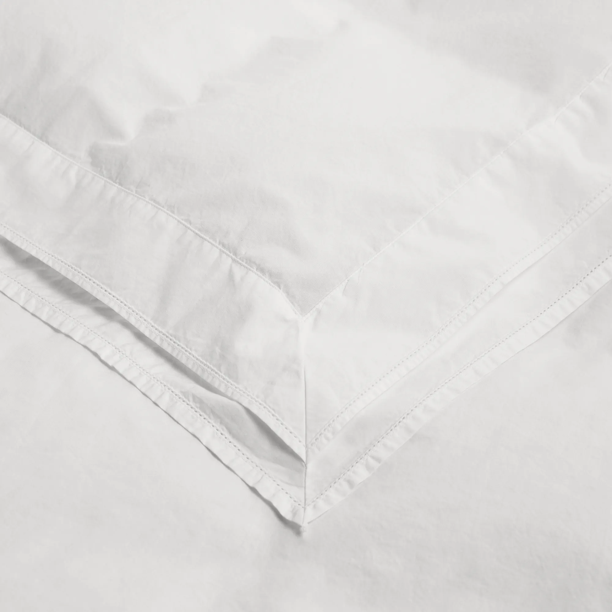 Broderie Anglaise Perle Broken White Duvet Cover - 9