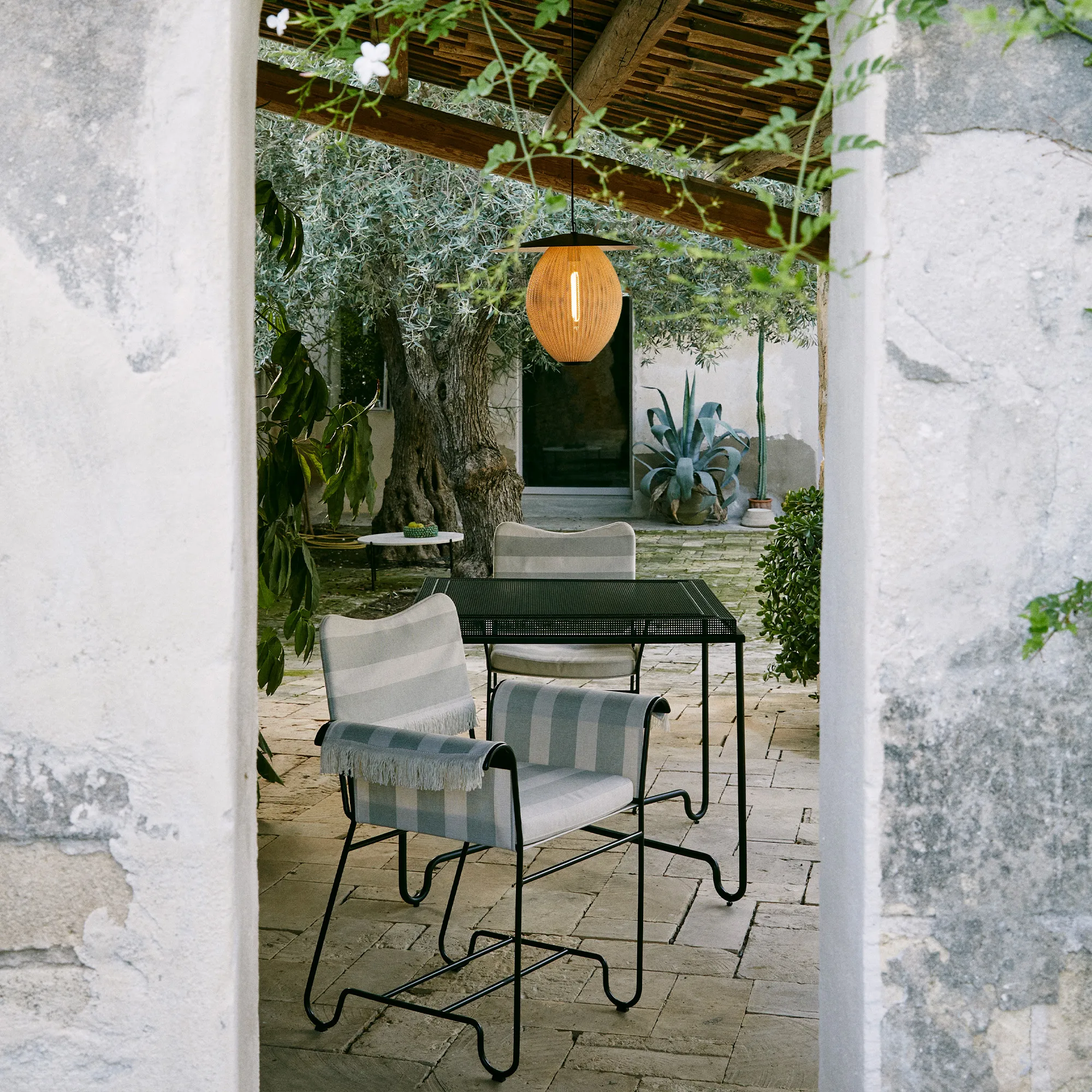 Tropique Outdoor Dining Chair White - 9