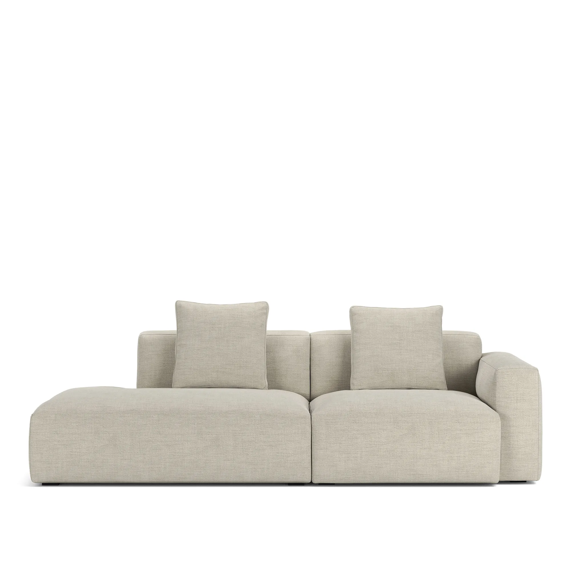 Brick 2-Seater Open End Left - 10