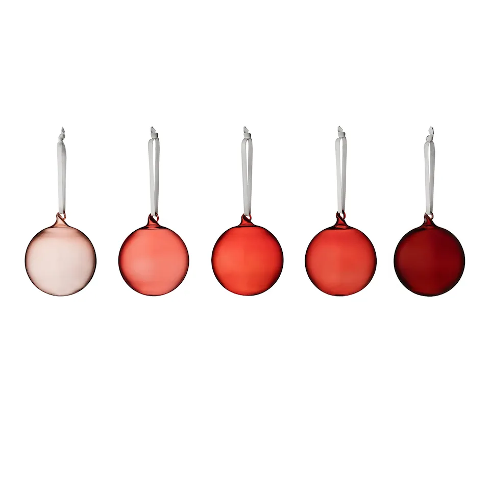 Glass balls 5-pack