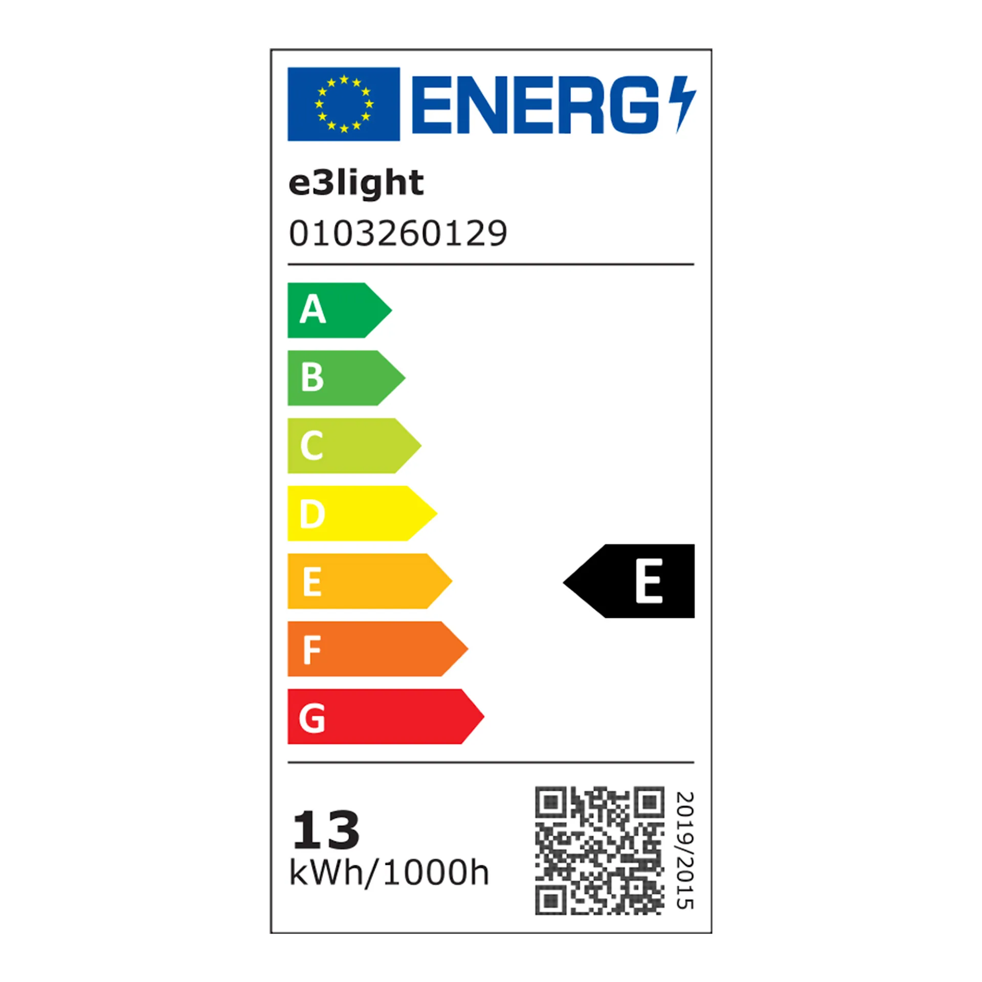 E3 LED Clear Proxima A60 E27 12W 1521lm - e3light - NO GA