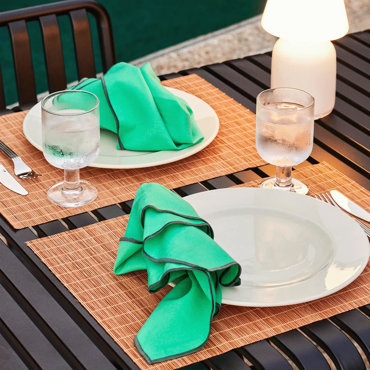 Bamboo Placemat Set Of 2 Natural