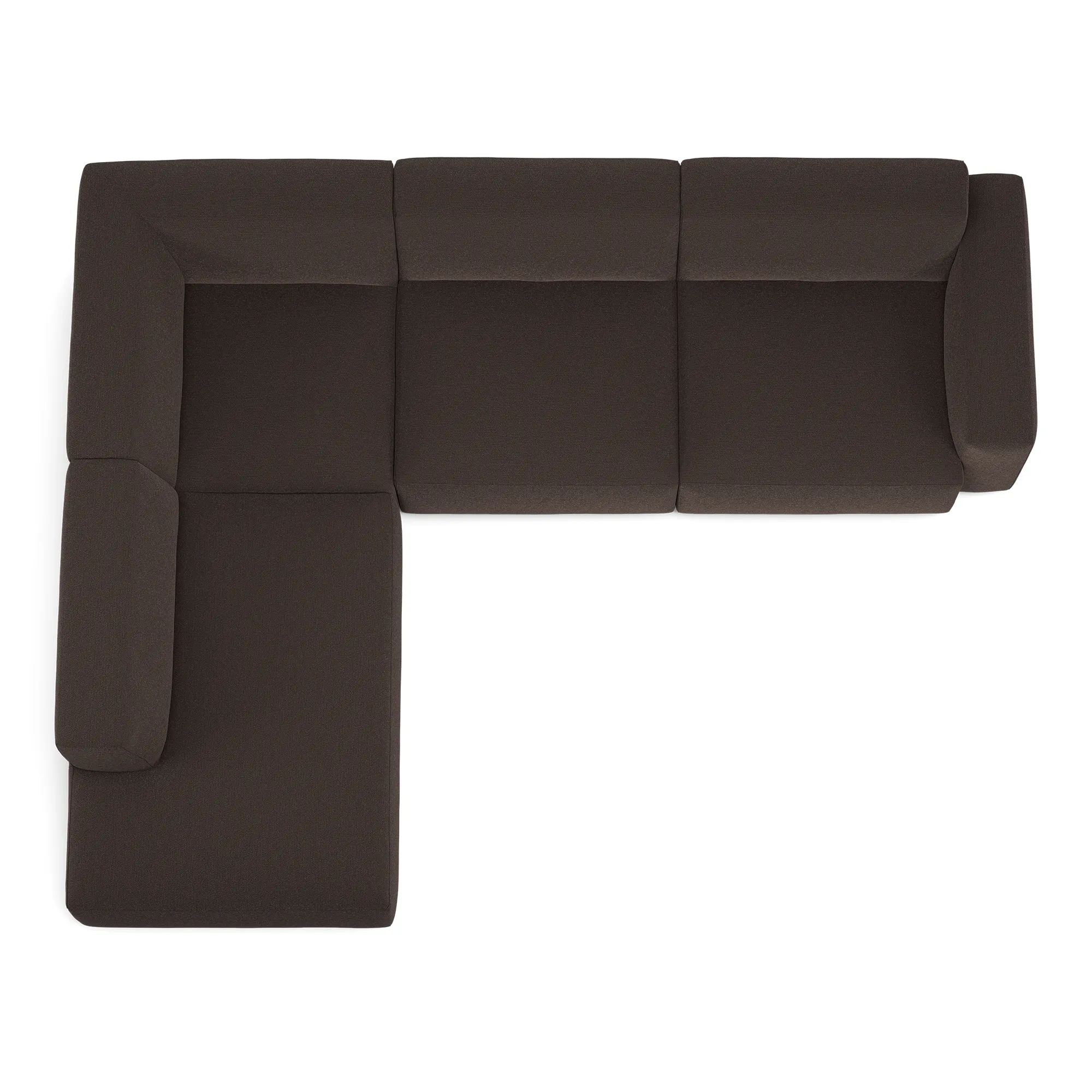 Brick 4-Seater Corner Open End Left - 8