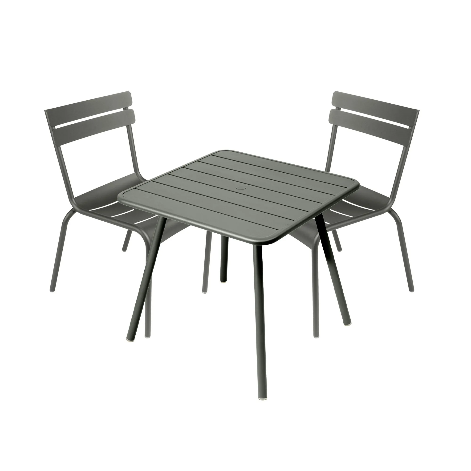 Luxembourg eetgroep vierpotige tafel & 2 stoelen - 1