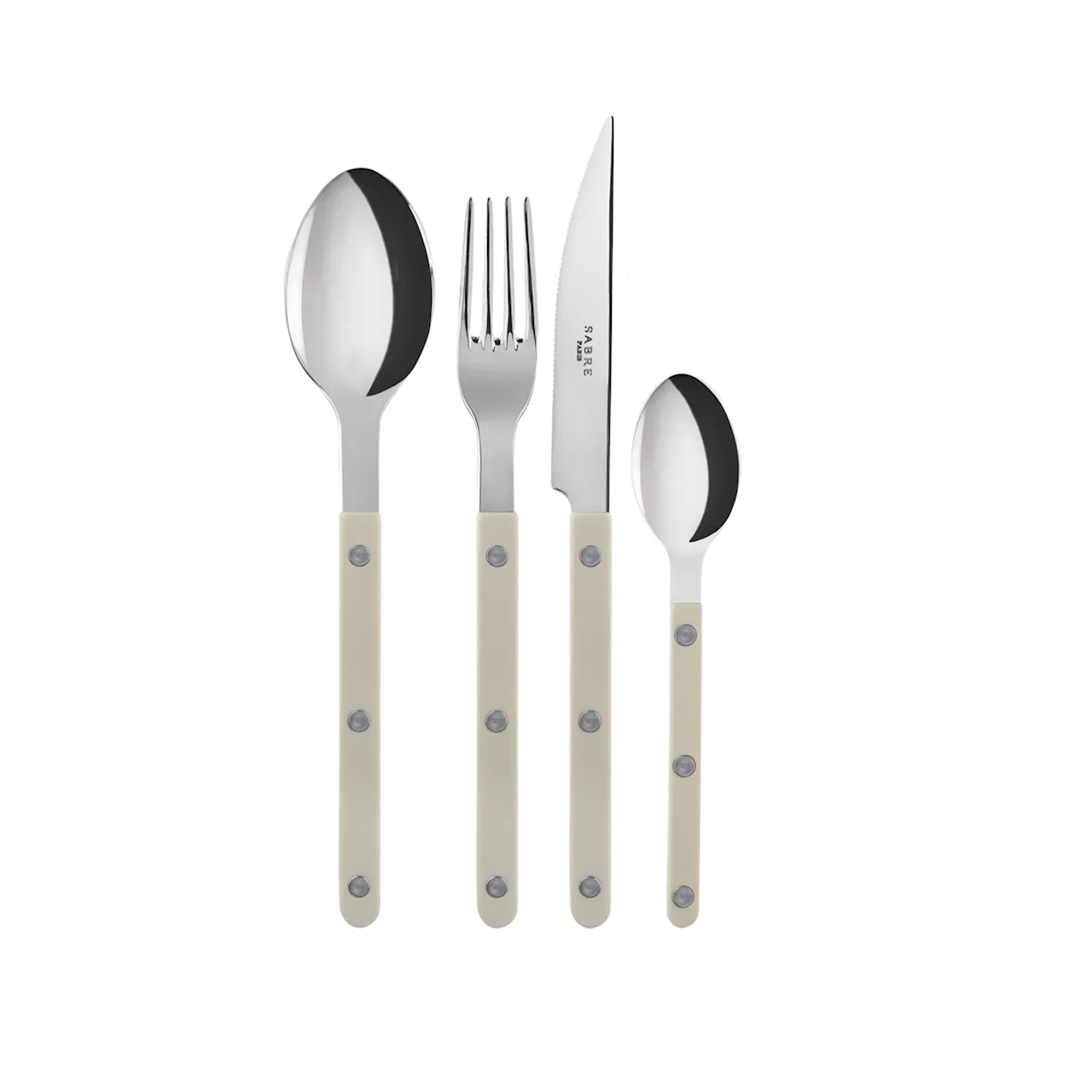 Bistrot Shiny Solid / 4 Pieces Cutlery Set / Orange