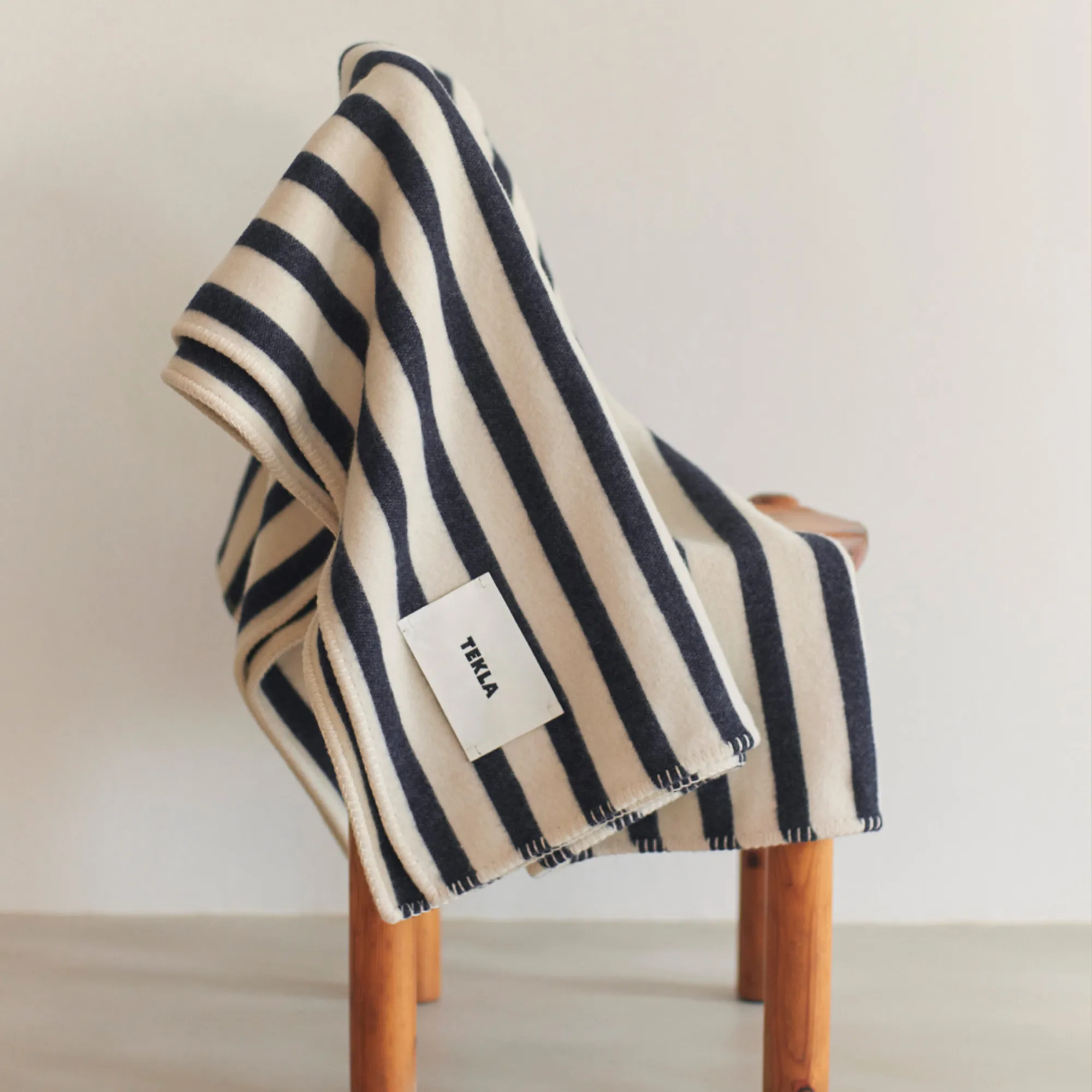 Magpie Stripes lamswollen deken - 4