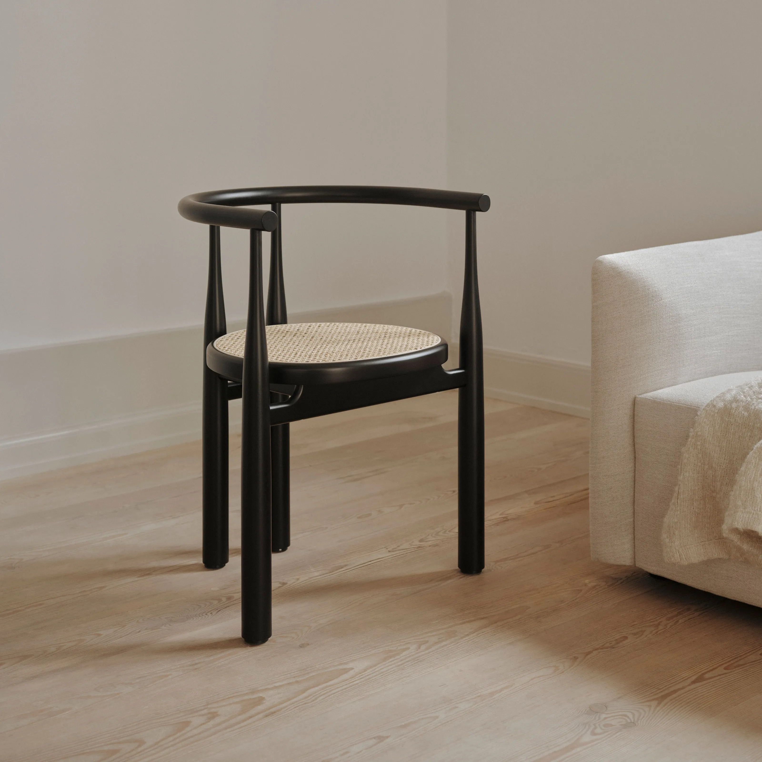 Bukowski chair with french cane - 8