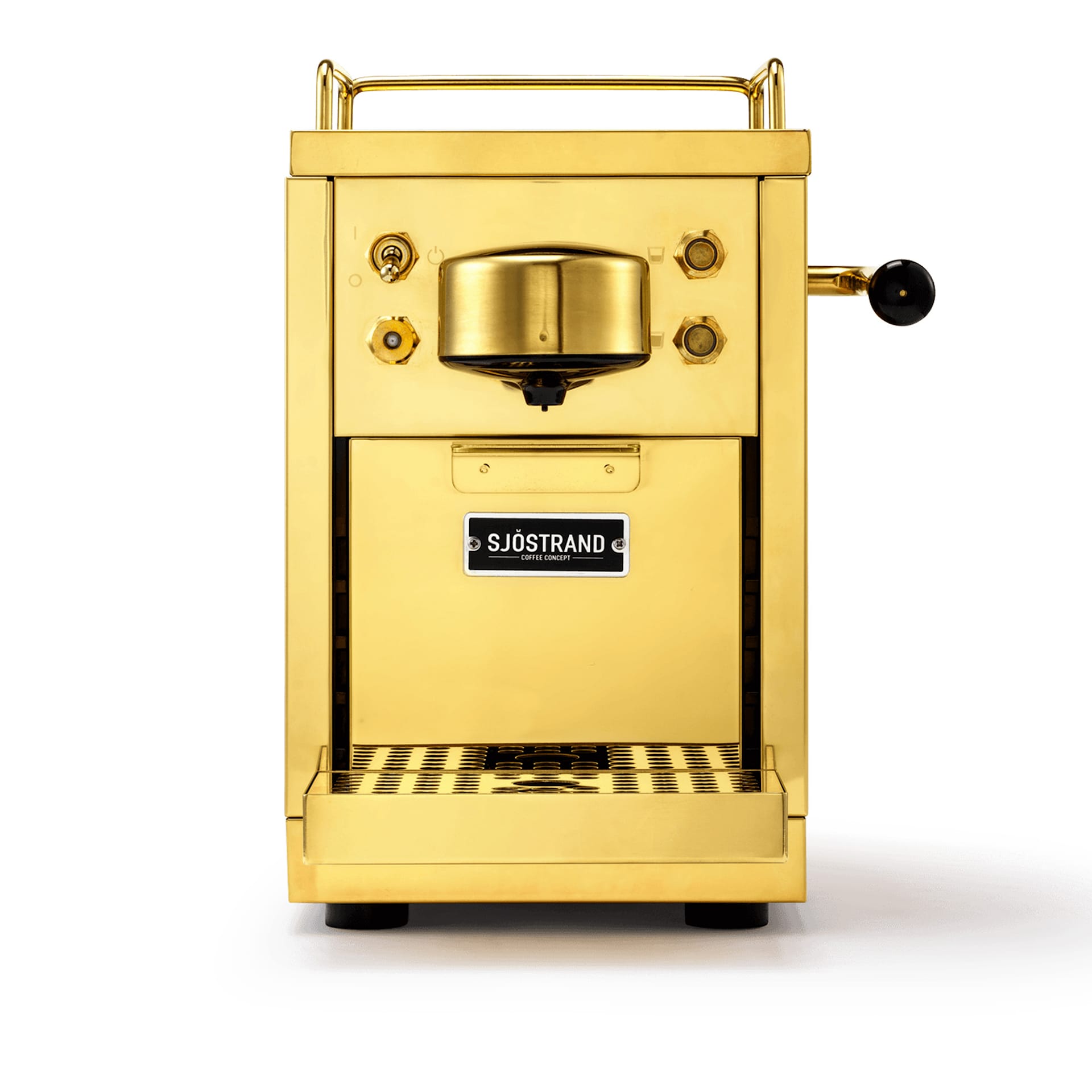 Espresso Capsule Machine - Brass - Sjöstrand Coffee Concept - NO GA