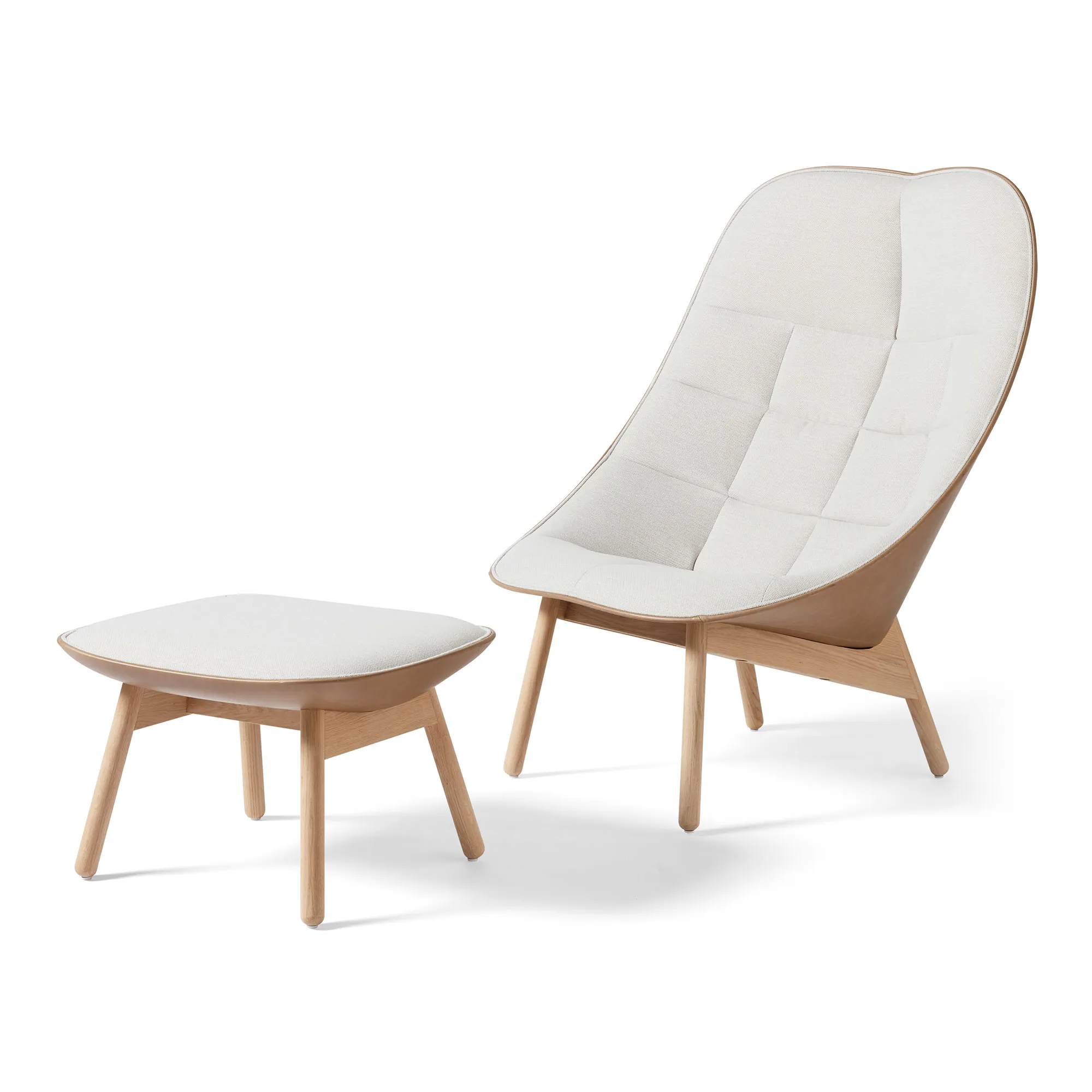 Uchiwa Quilted Lounge Chair