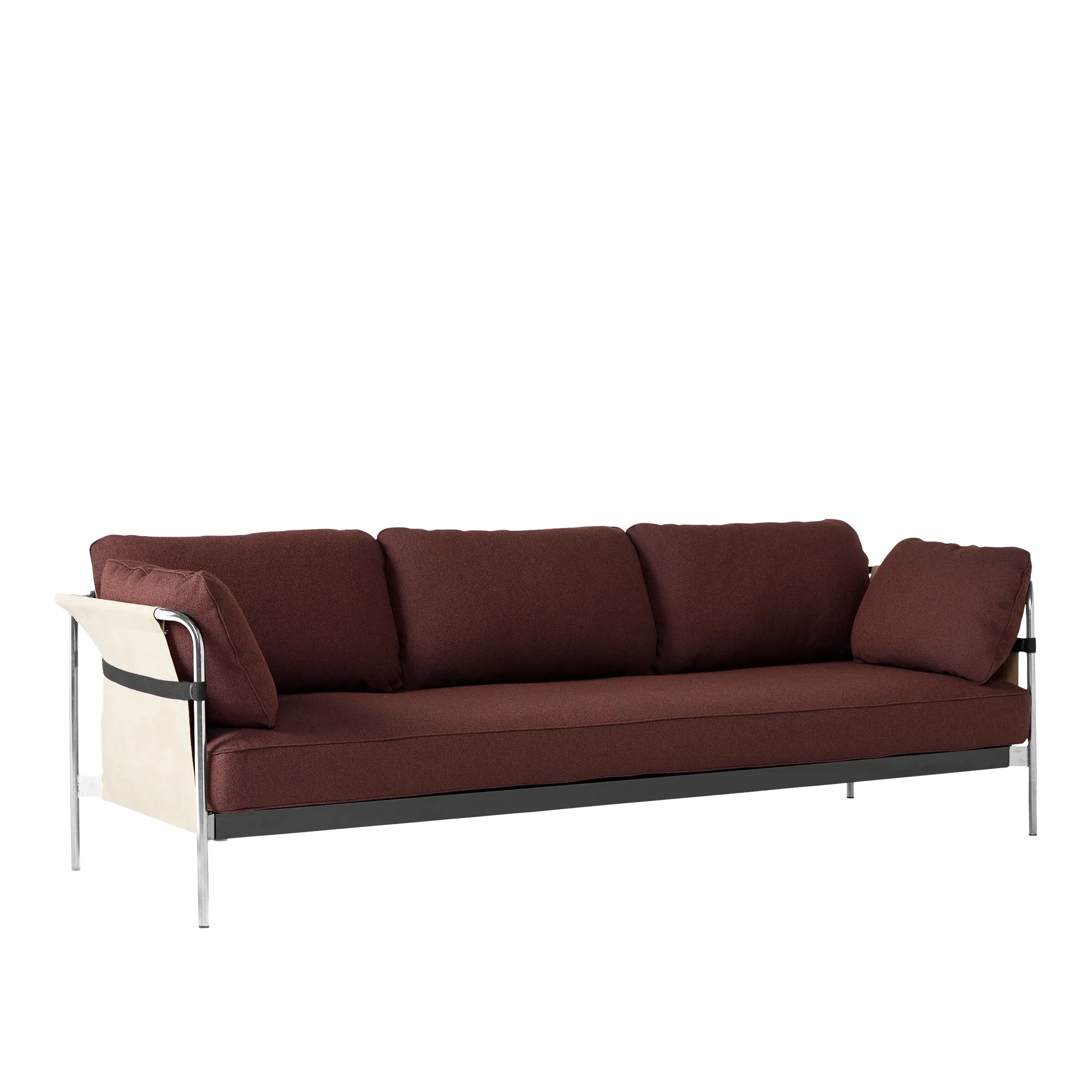 Can 3-personers sofa Chrome/Black - 5
