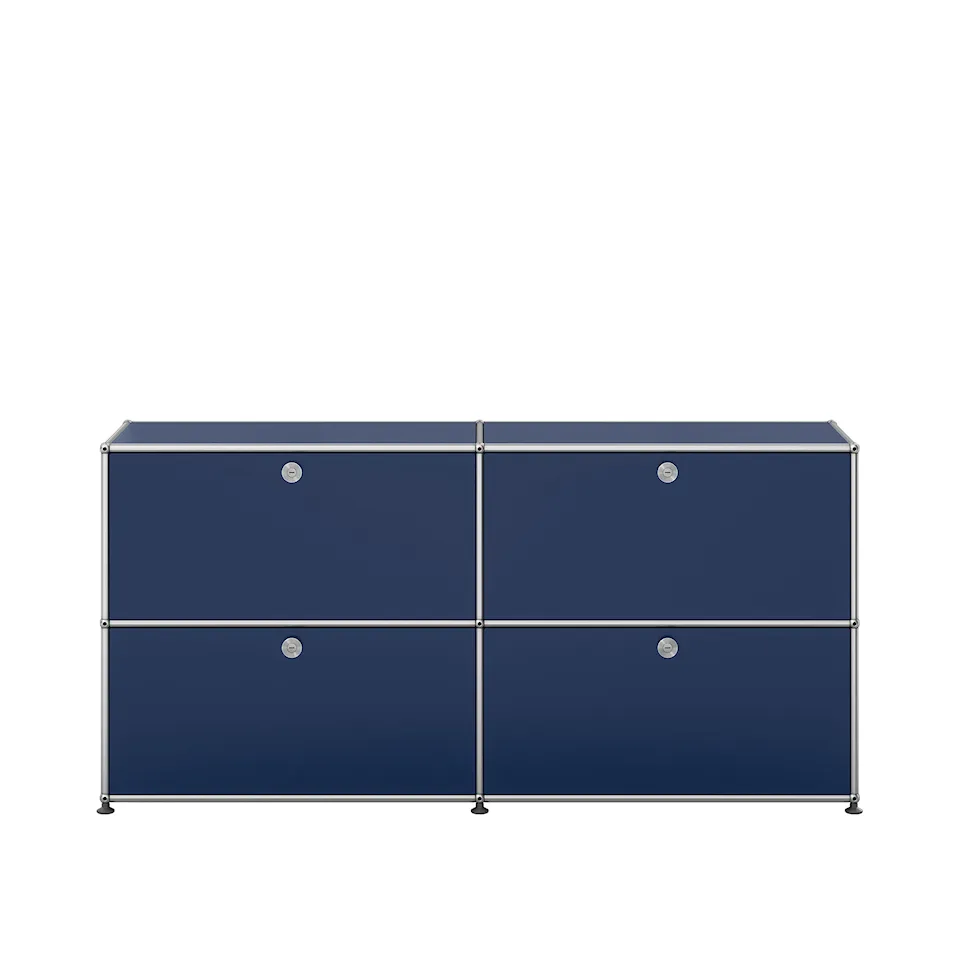 USM Haller 4 sideboard, Steel Blue