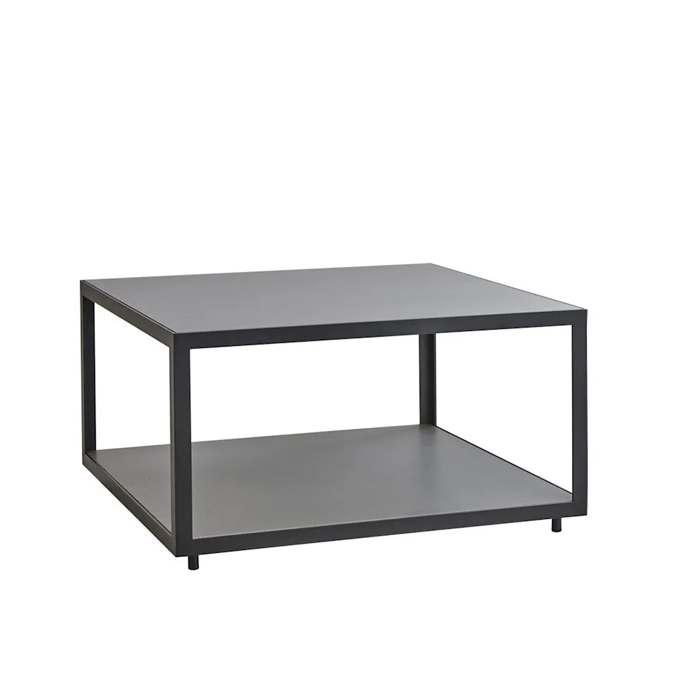 Level Coffee table, Lava grey, Large, Table top: Ceramic