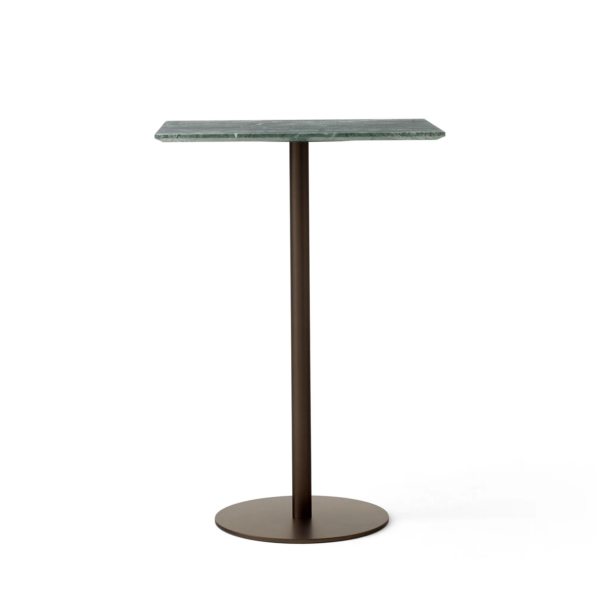 In Between Bar Table SK21 Marble Verde Guatemala Top - 1