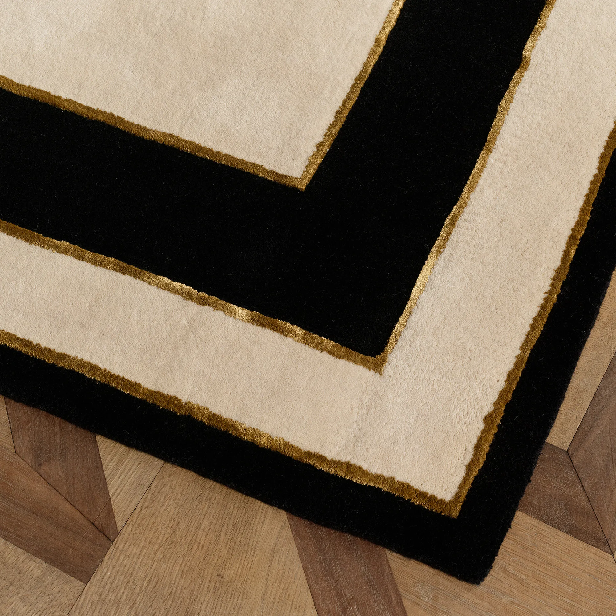 Gild 01 Frame Wool Rug - 7