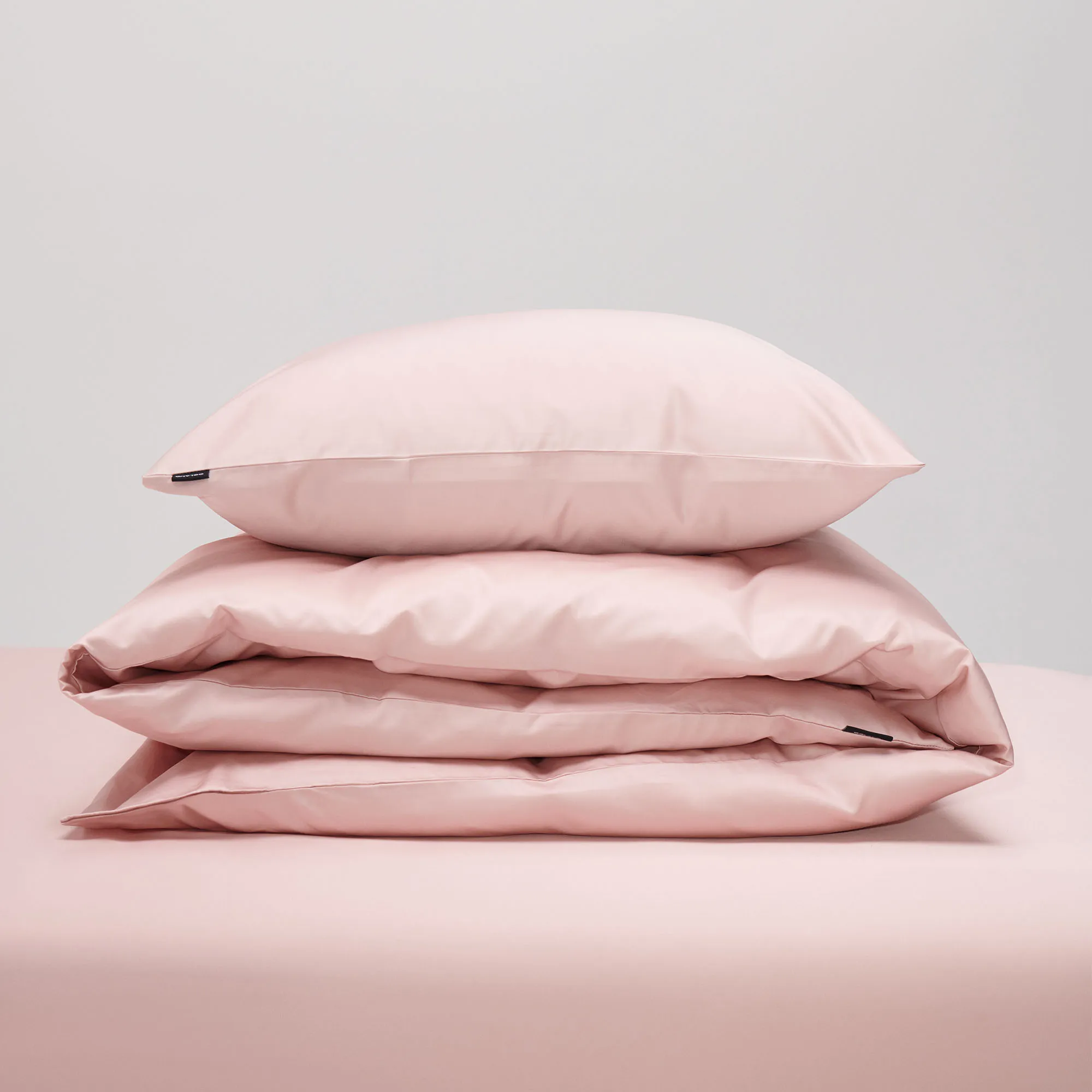 Shade duvet cover satin dusty pink - 4