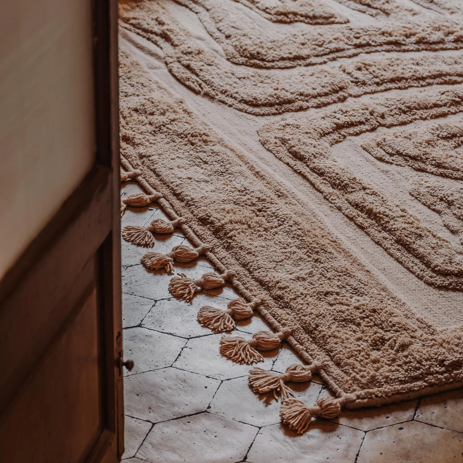 Beaten Track wool rug ginger - 5