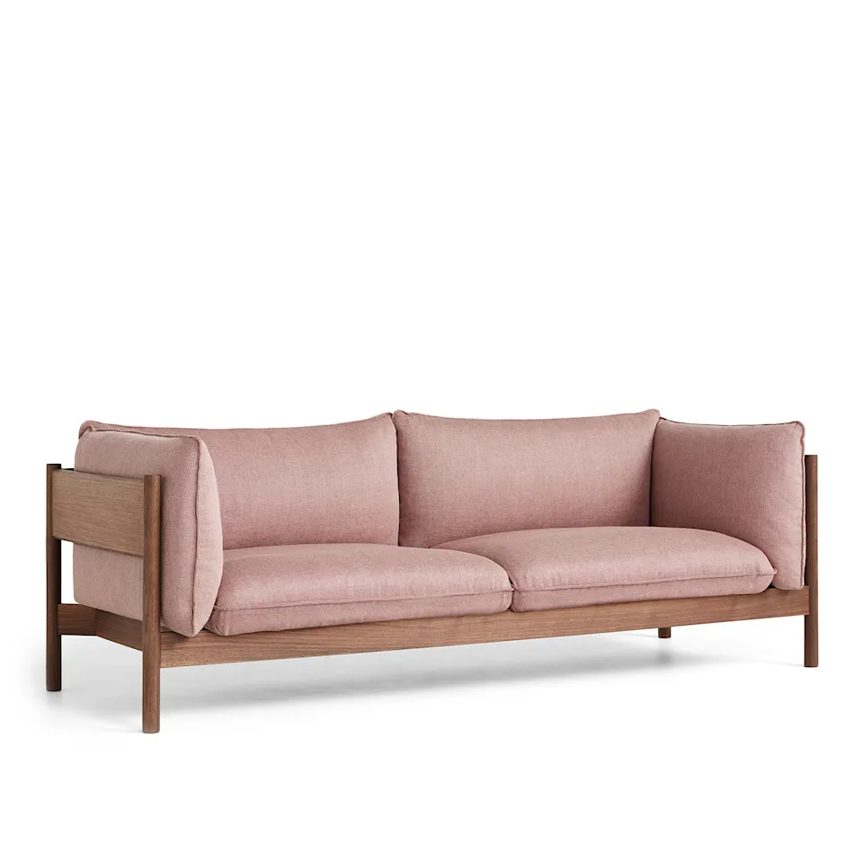 Arbour Eco 3-sitssoffa Oiled Waxed Walnut
