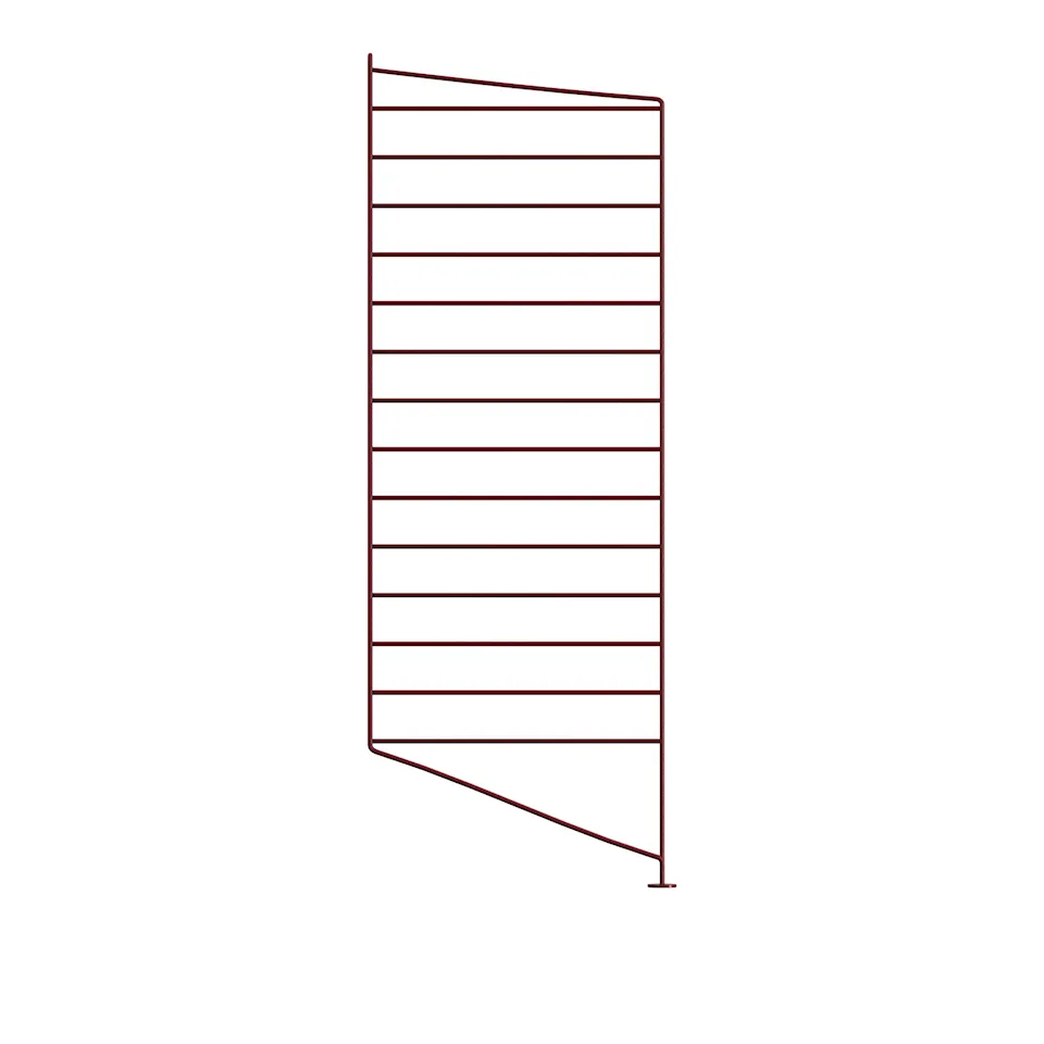 Floor end panel 85 x 30 cm 1-pack dark red