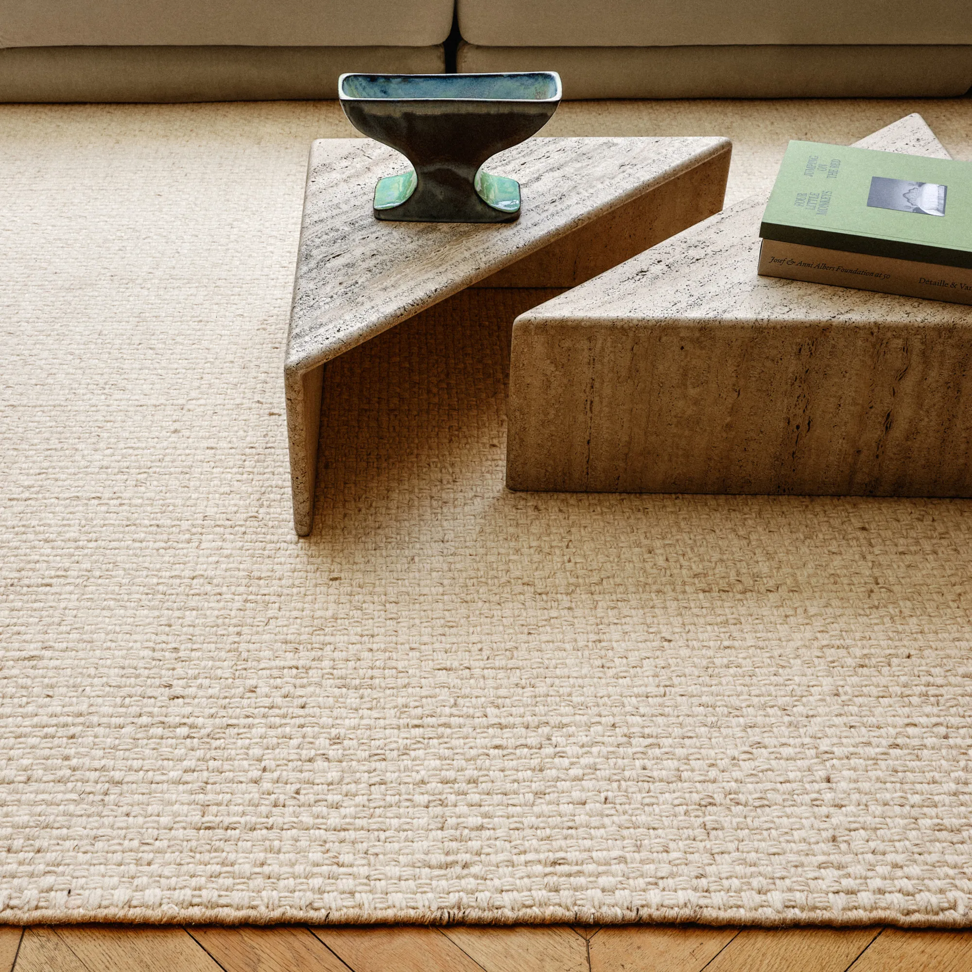 Zero Basket Sand Mix Wool Rug - 6