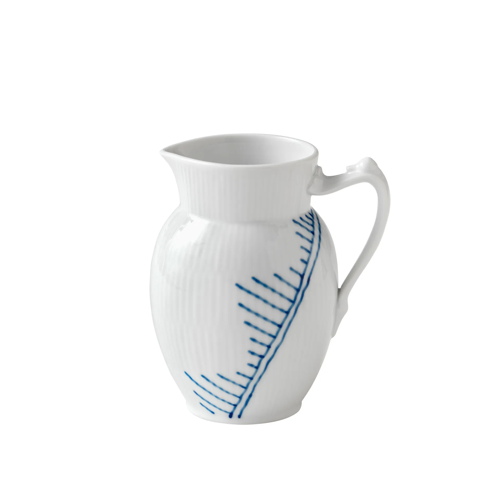 Blue Fluted Mega Jug 38 cl - Royal Copenhagen - NO GA