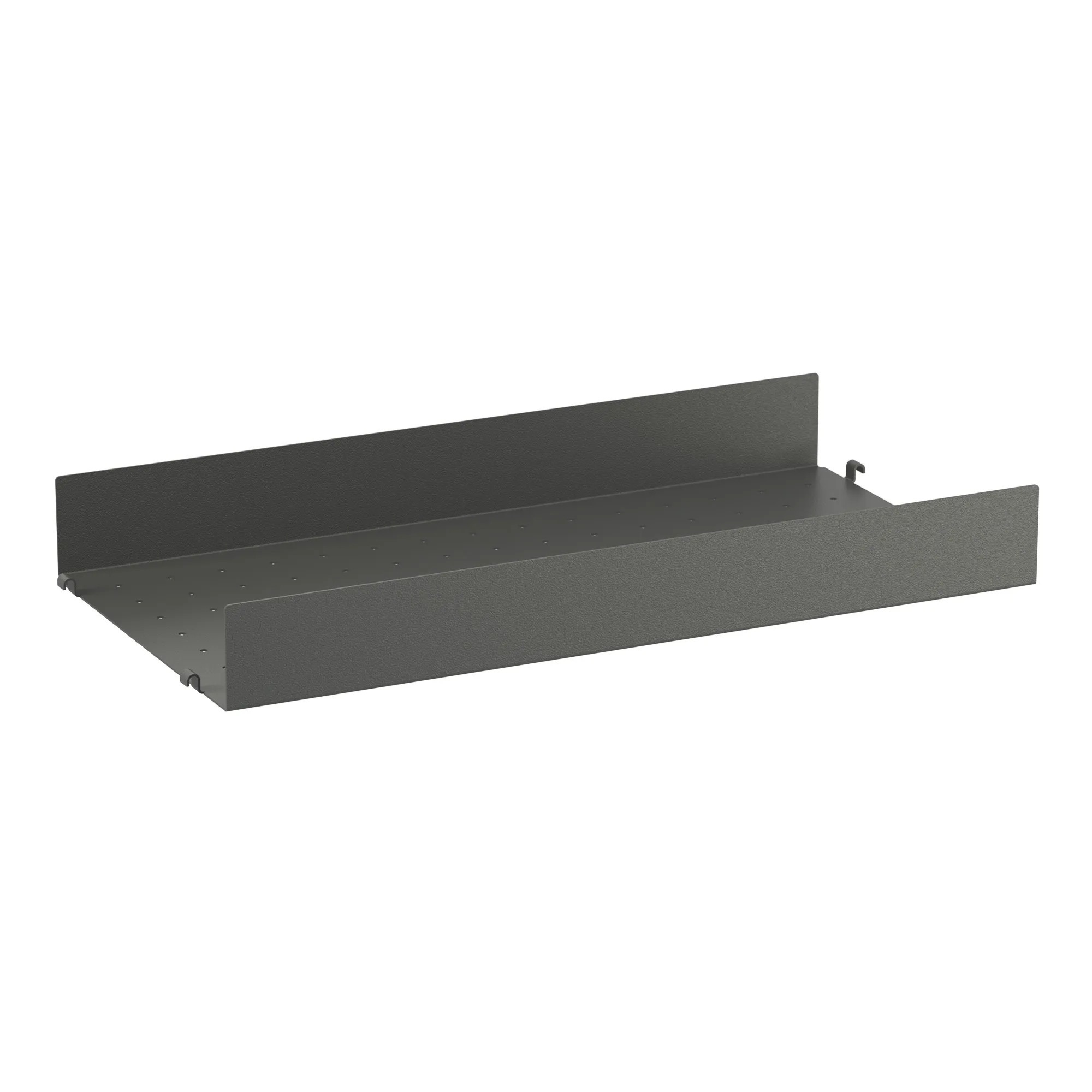 Metalhylde høj kant 58 x 30 cm - 1