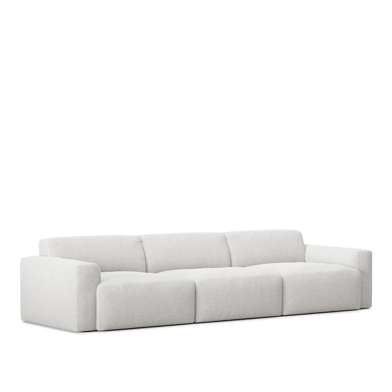 Brick 3-Seater - Ascot White