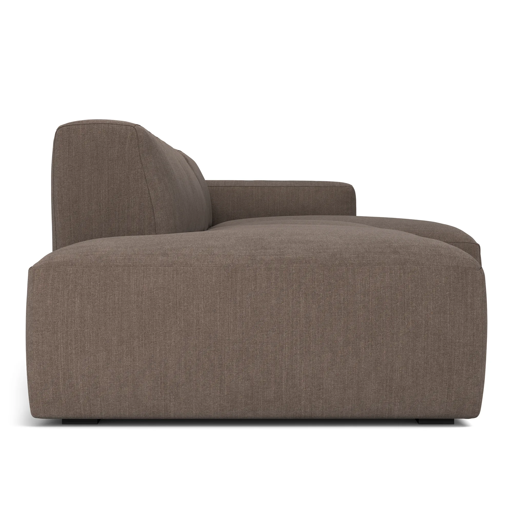 Brick 3-Seater Chaise Lounge Open End Left - 3