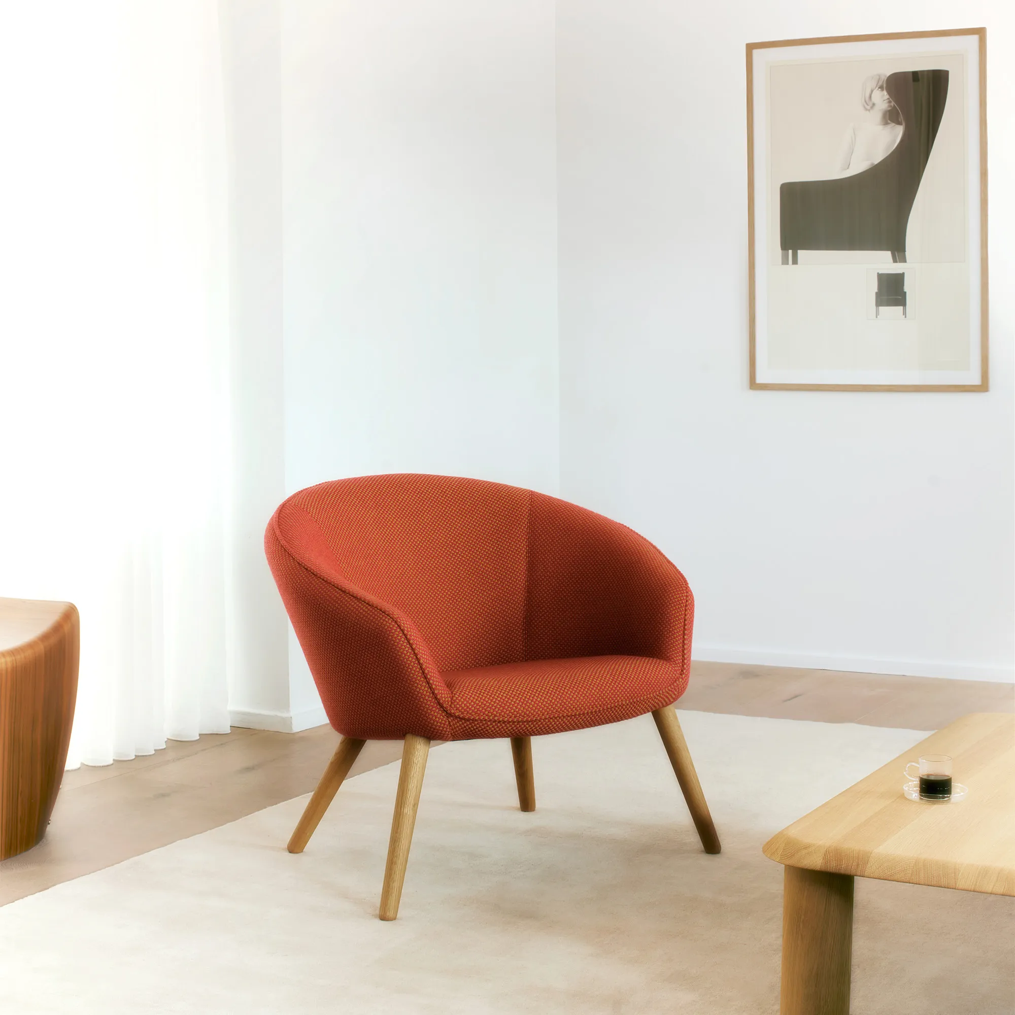 Ditzel loungestol olieret eg