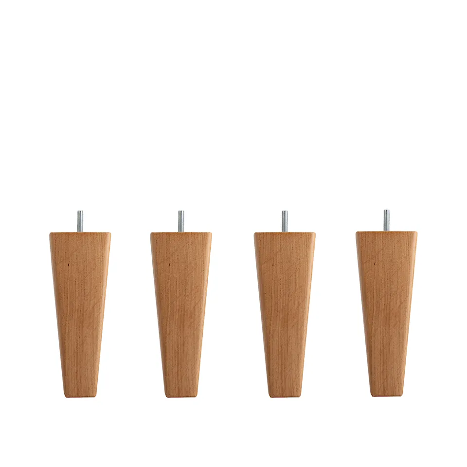 DUX SC bed legs conical oak 4-pack