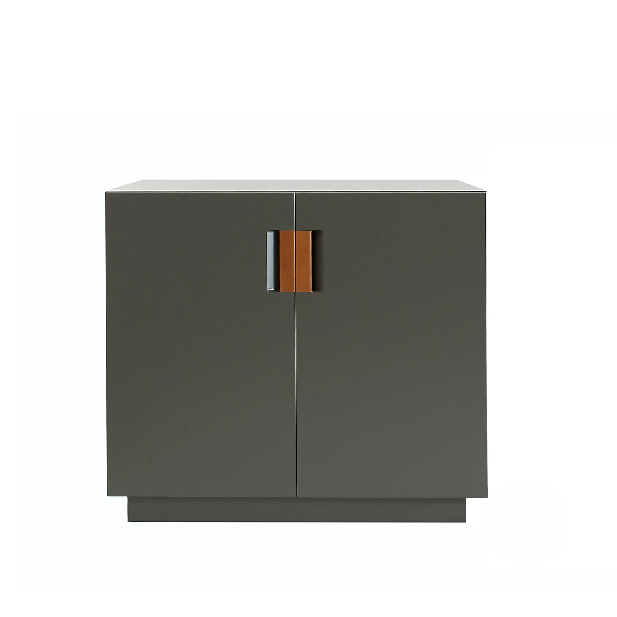 Frame Drawer 80 Low, Covered Doors Taupe - 1
