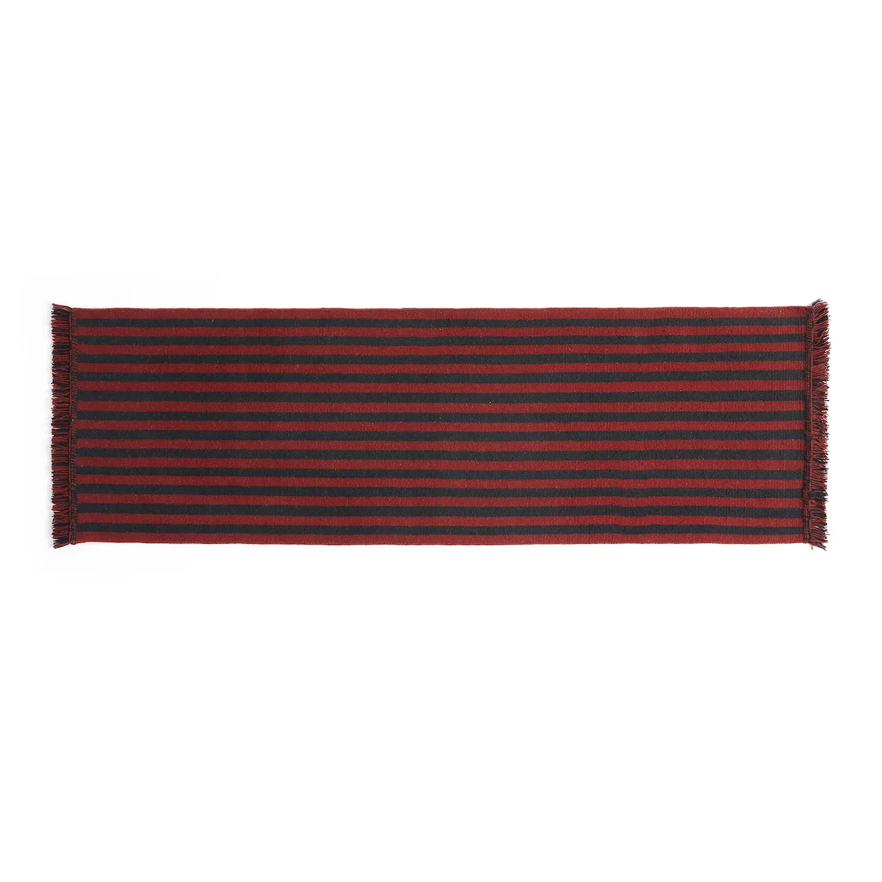 Stripes and Stripes Wool L95 x W52 - Cherry