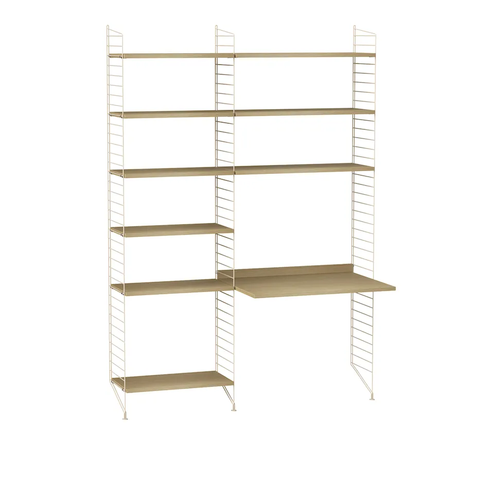 Kontor reolsystem B eg/beige