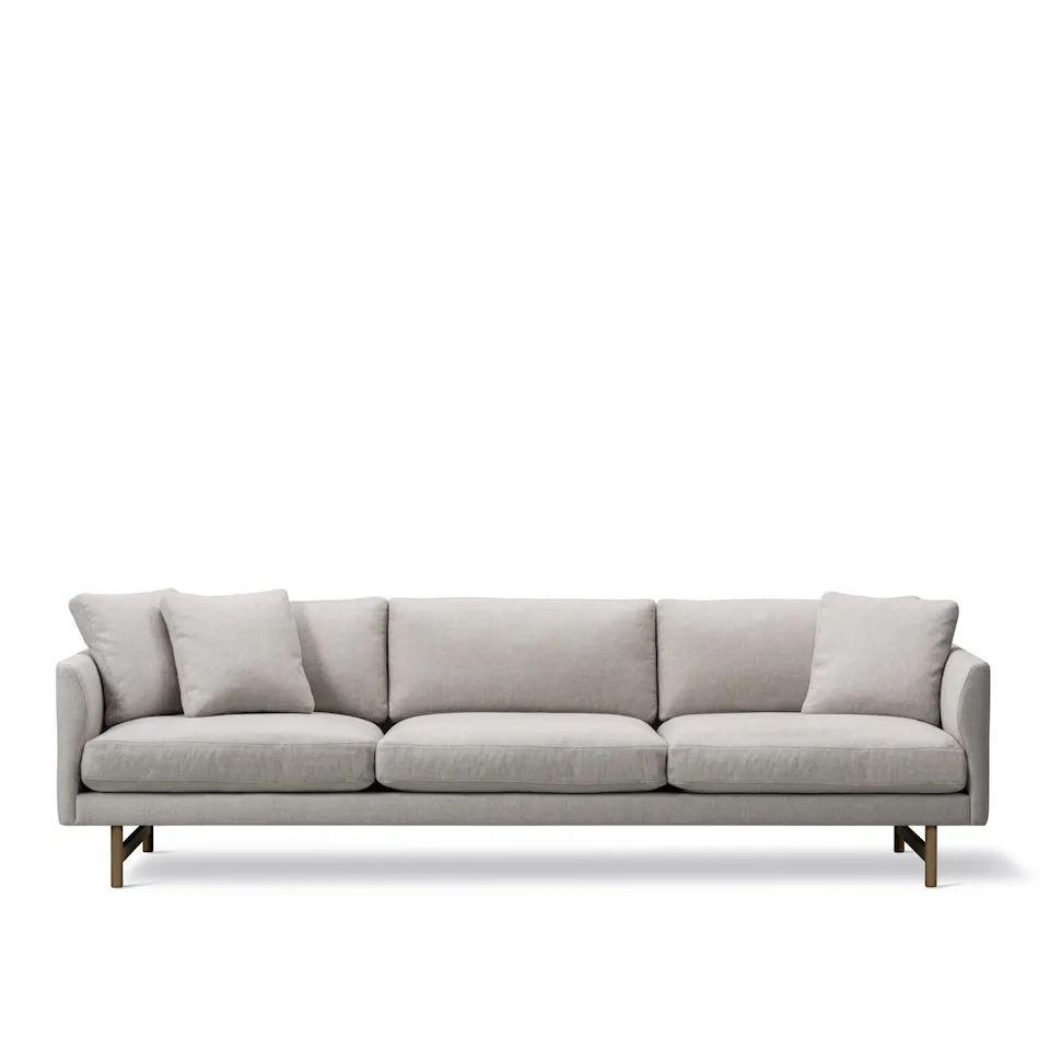 Calmo 3-personers sofa røget eg