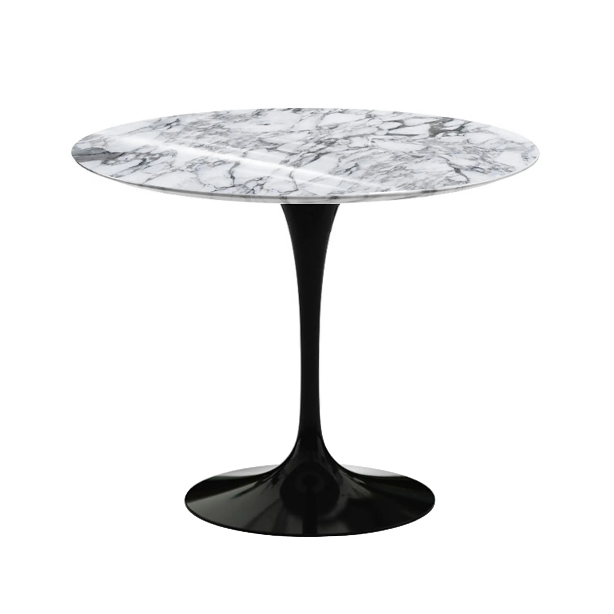 Saarinen Round Dining Table Ø 91 cm Black - 1