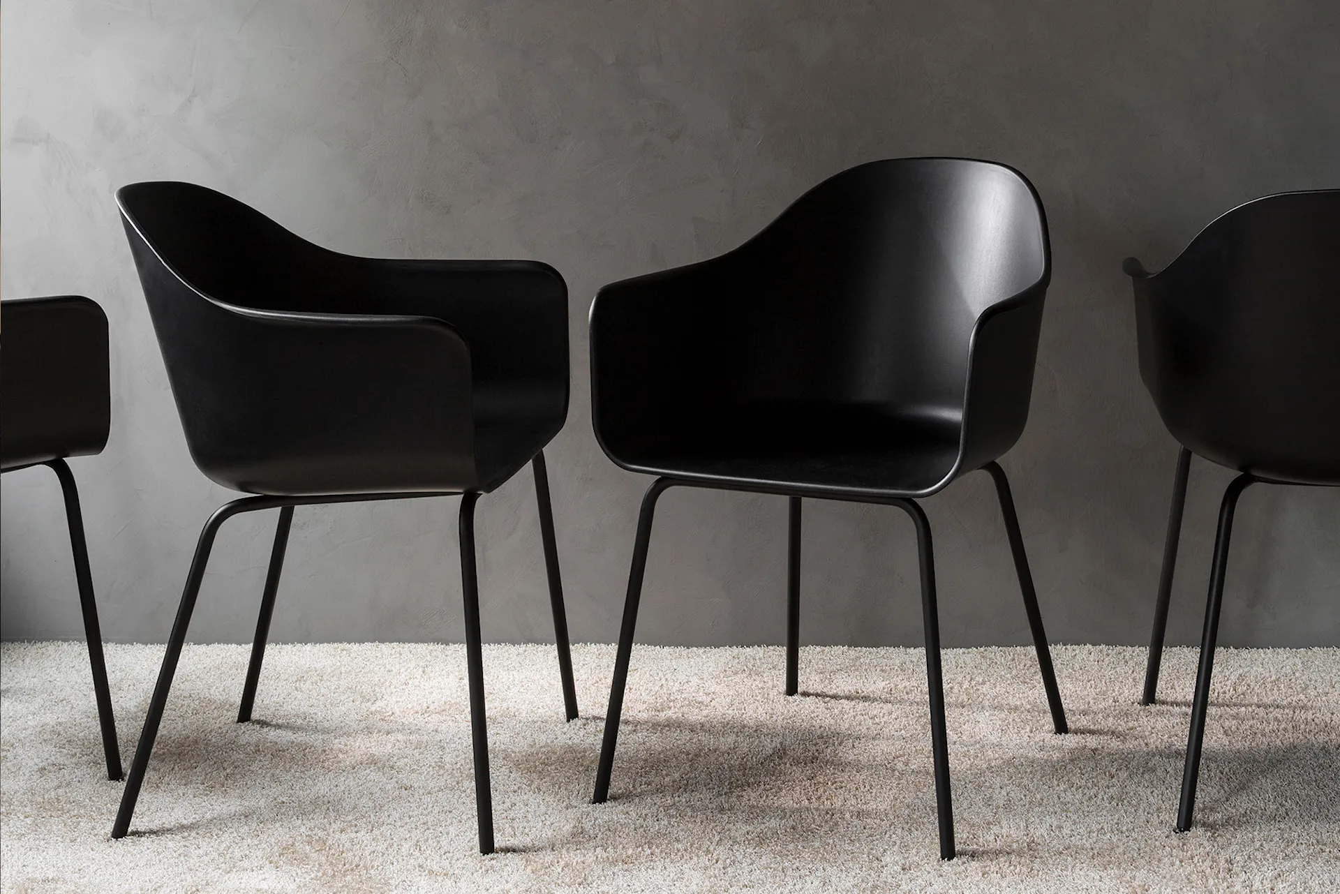 Harbour Dining Chair - Steel Black - Audo Copenhagen - NO GA