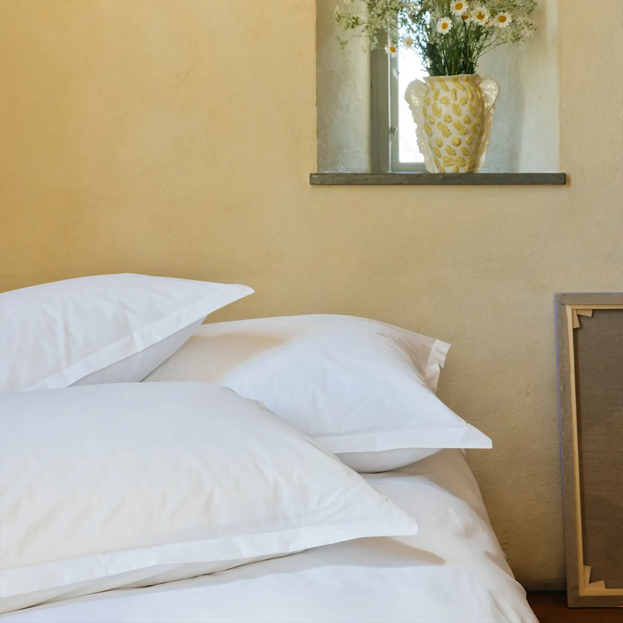Pousada Percale White Pillowcase